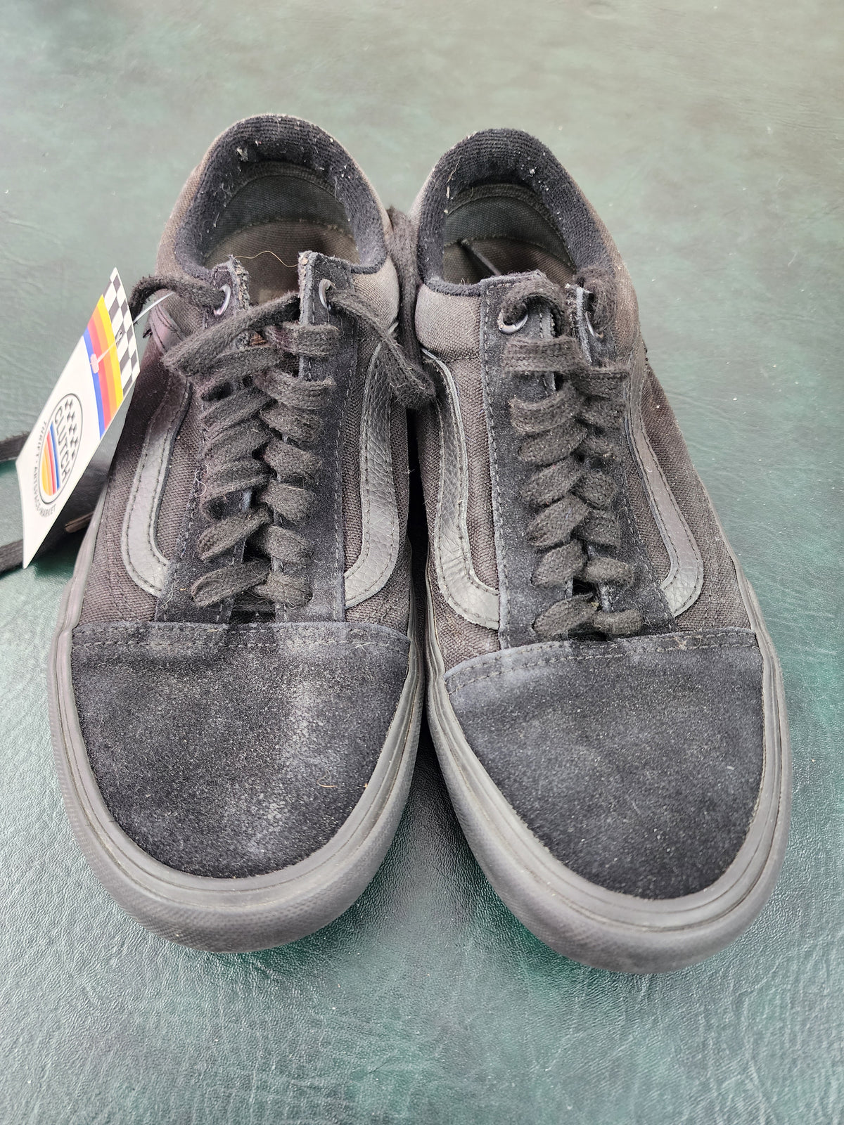 Vans Old Skool Black, Laces, Men's 8 / 40.5