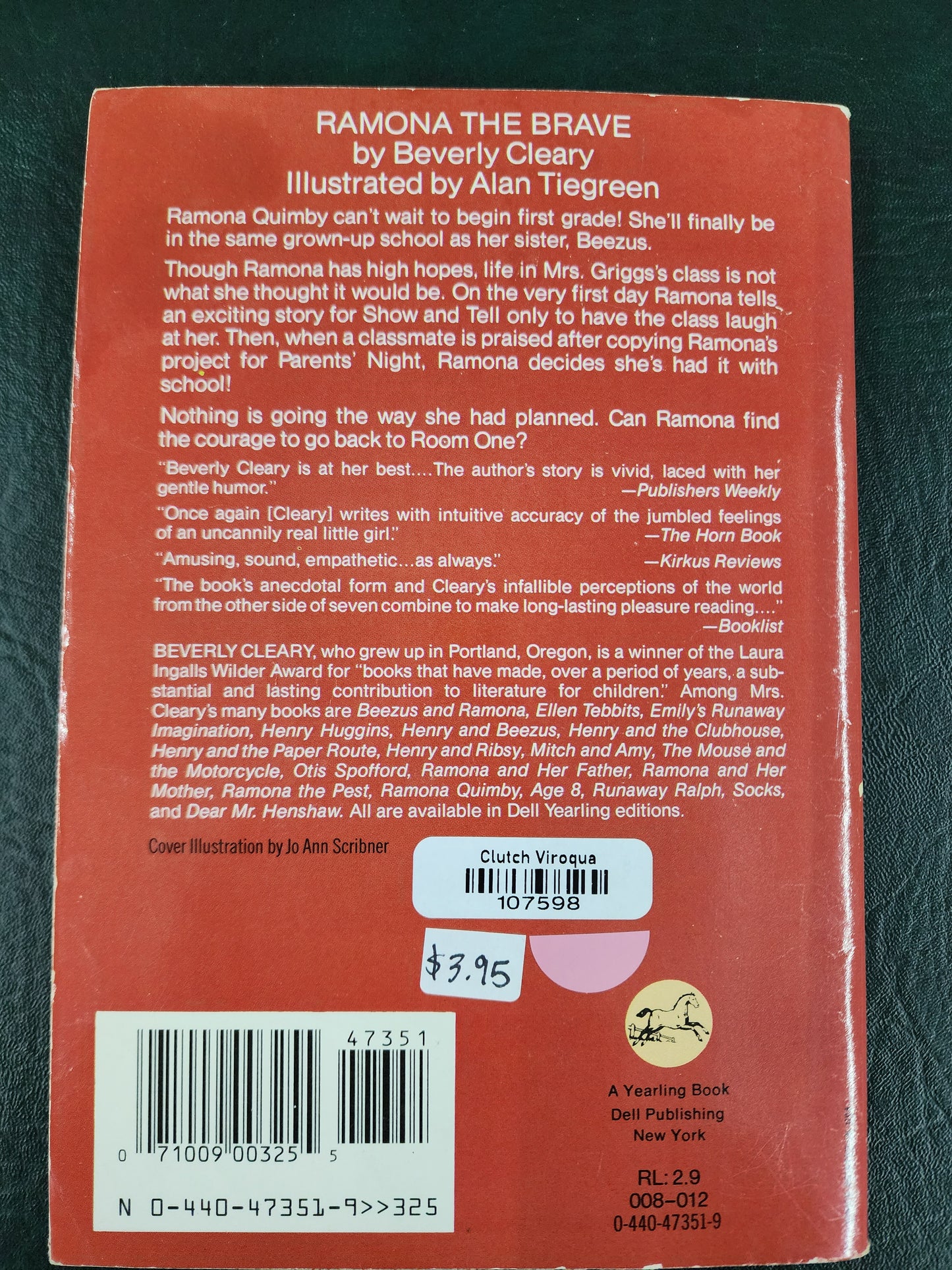 Ramona the Brave by Beverly Cleary