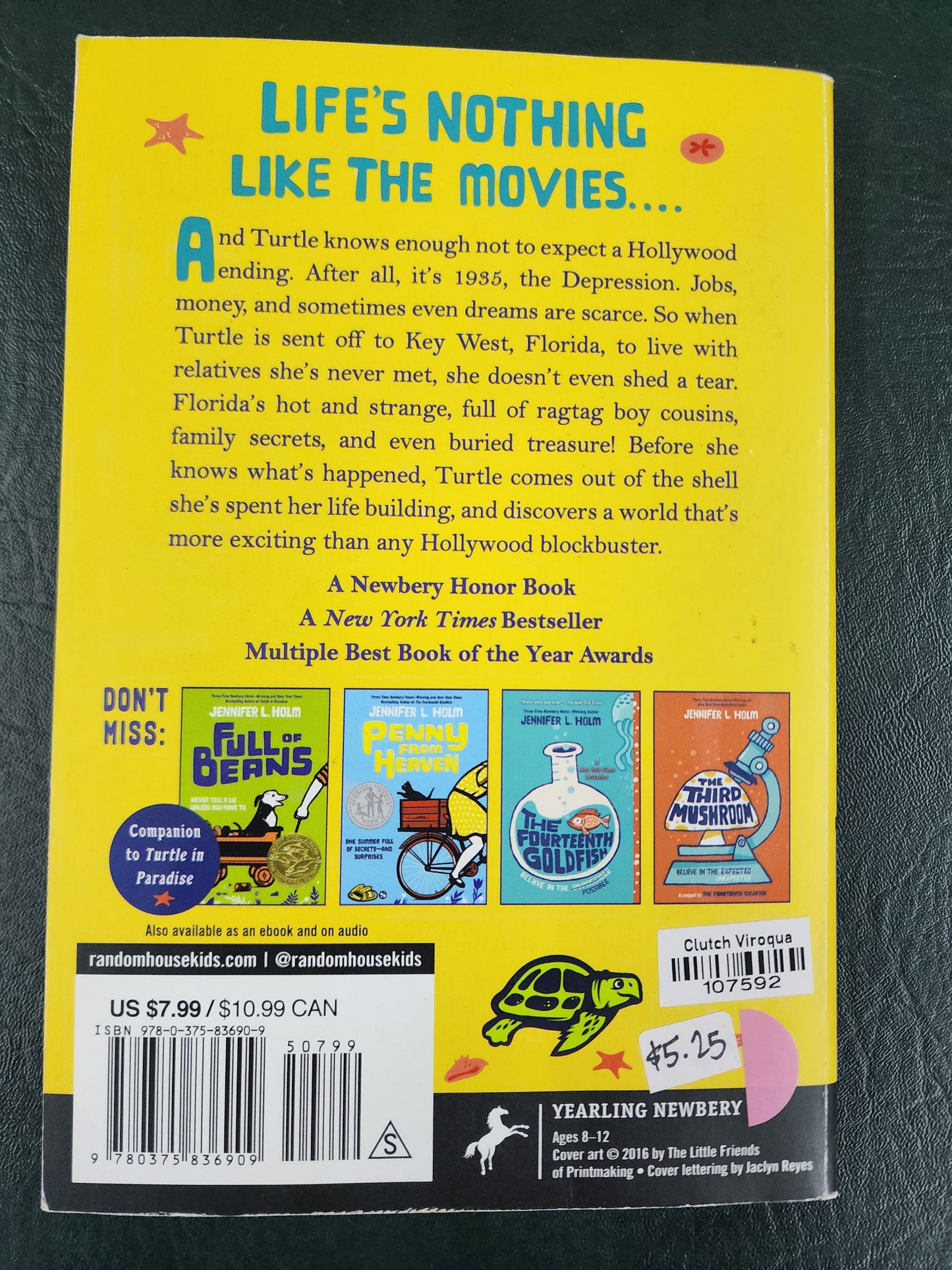 Turtle in Paradise by Jennifer L Holm