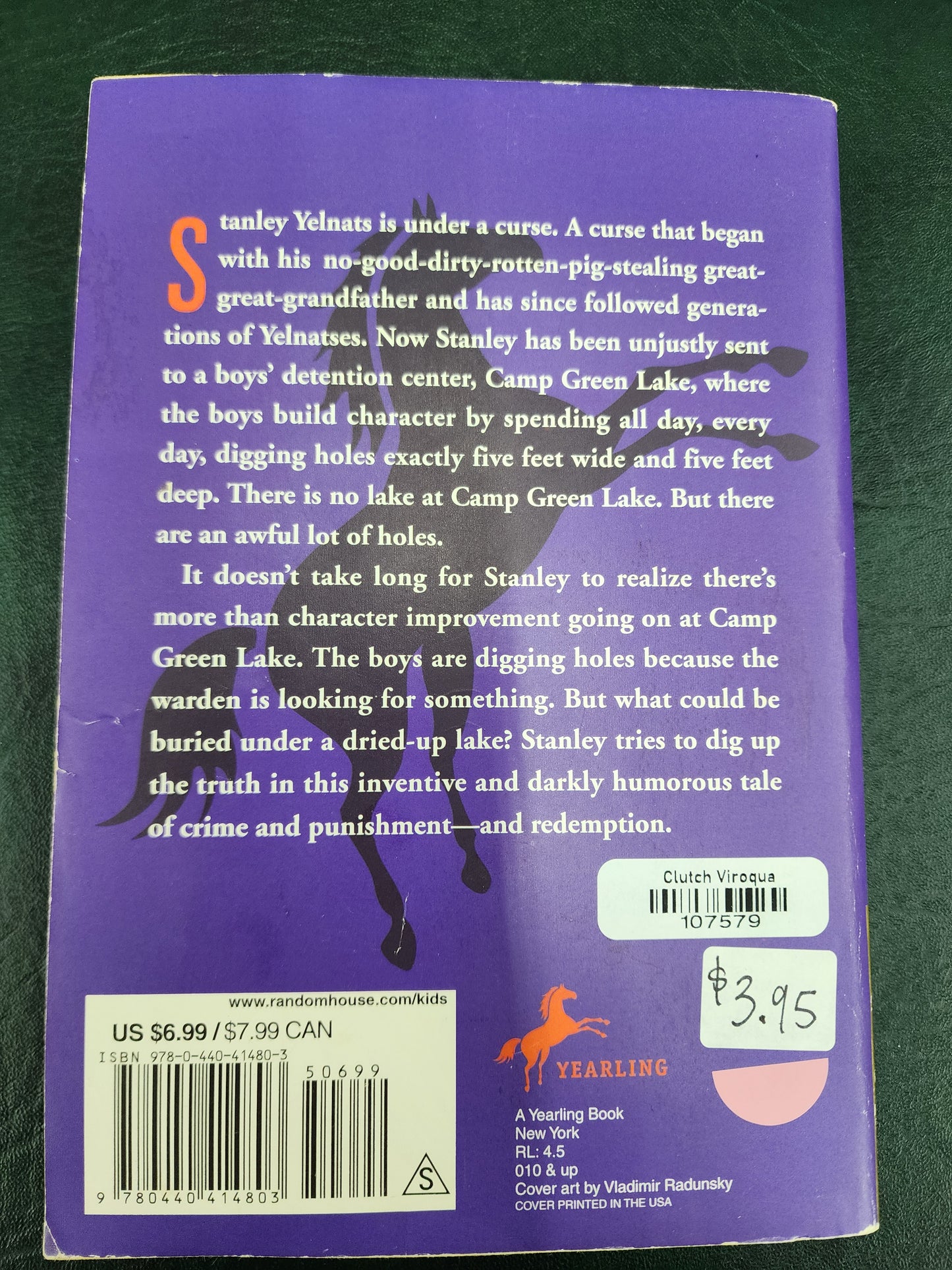 Holes, by Louis Sachar