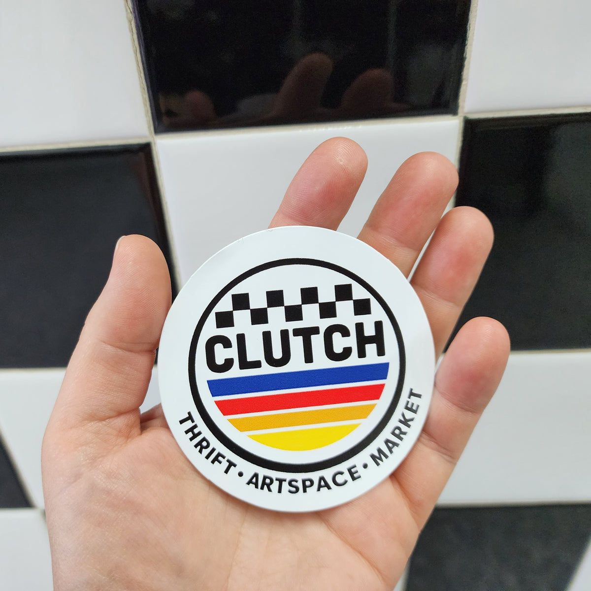Clutch sticker