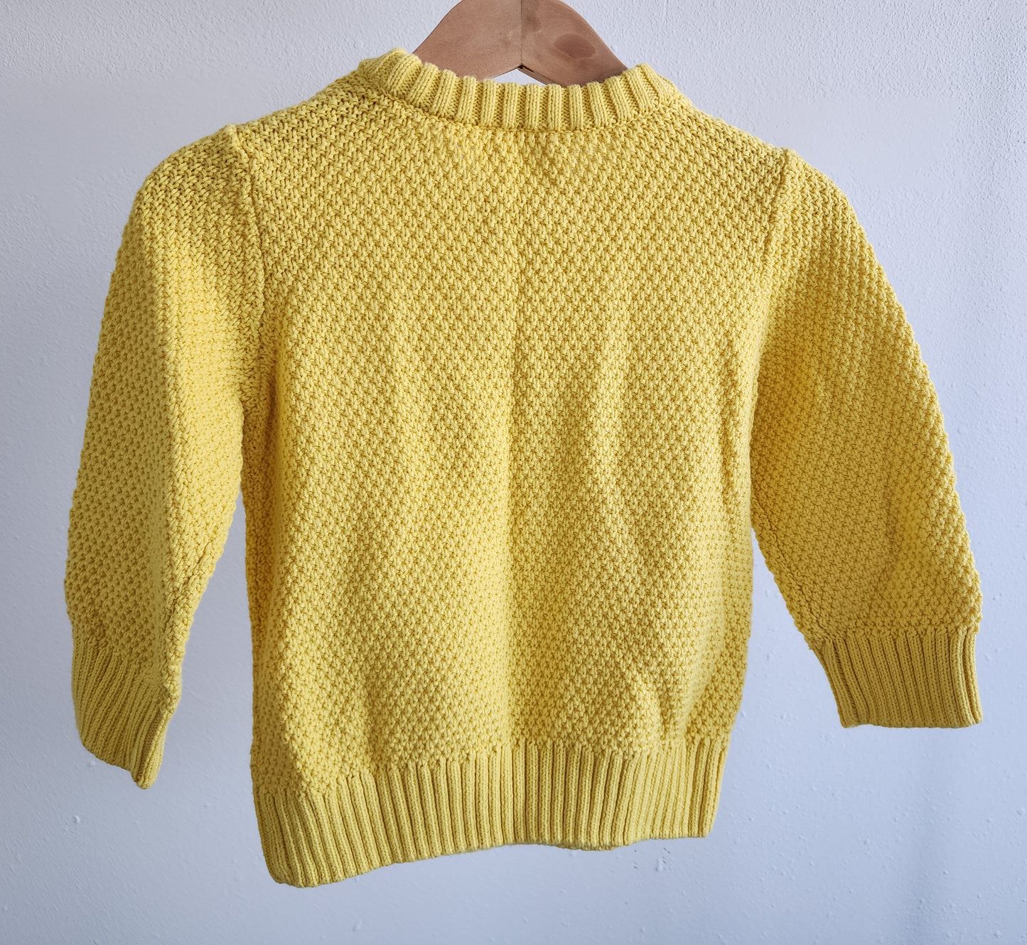 Hanna Andersson cotton sweater, NWT, size 80 (baby)