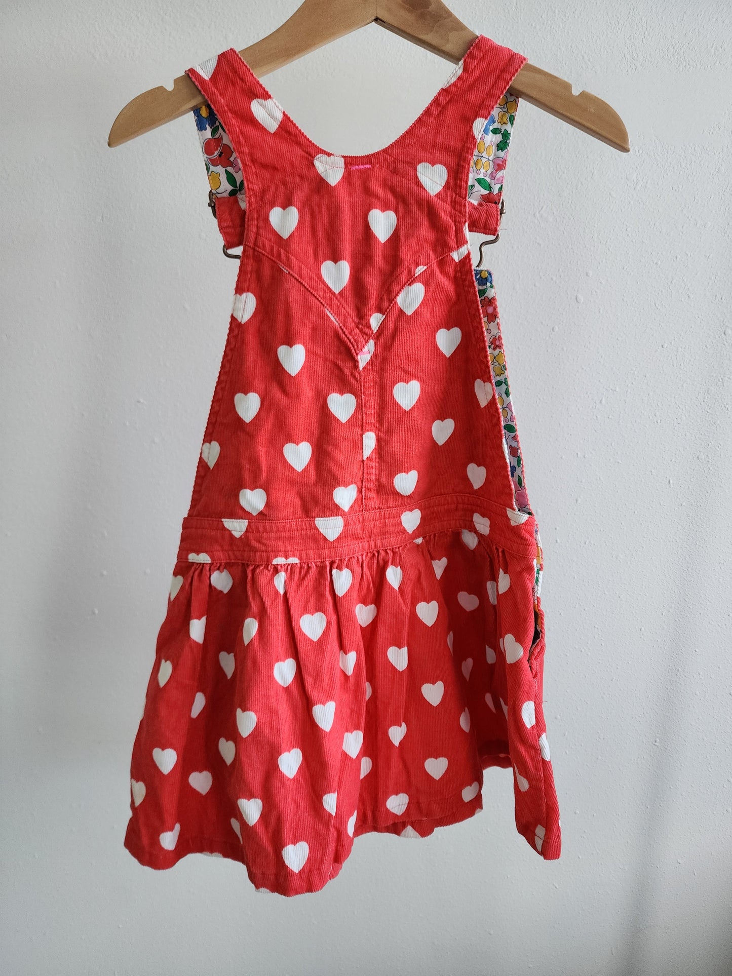 Mini Boden corduroy overalls dress, size 3/4 (kids)