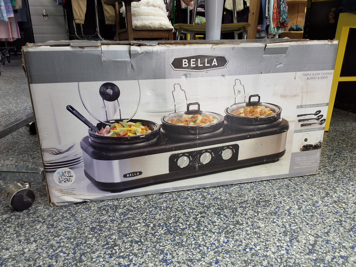 Bella Triple Slow Cooker