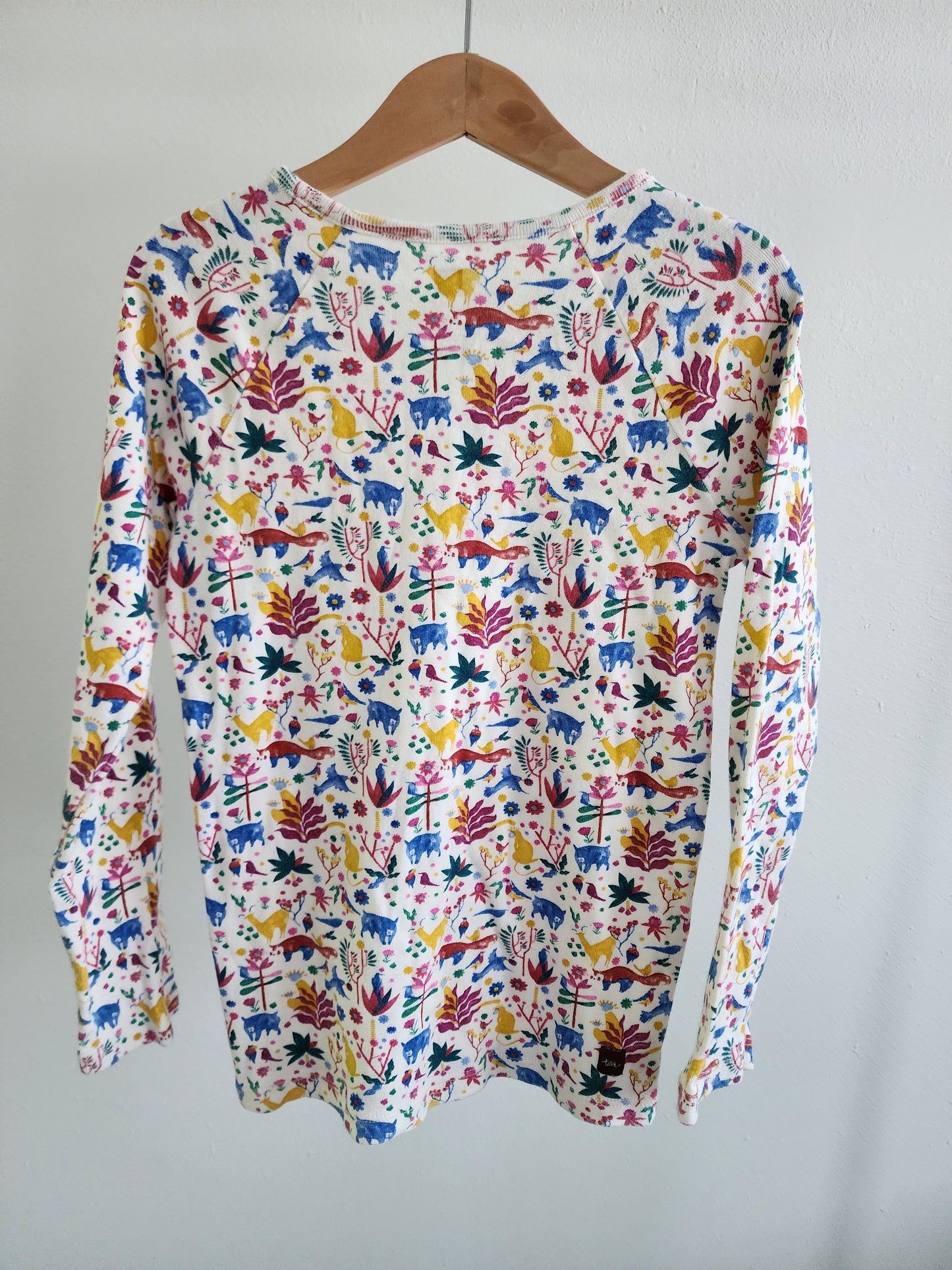 Tea Collection long sleeve shirt, size 7 (kids)