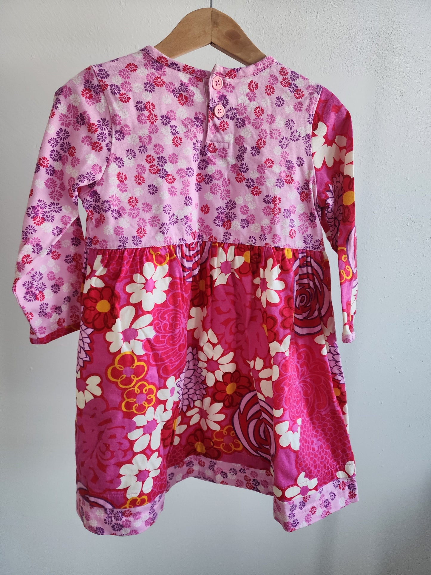 Hanna Andersson wrap-style dress, size 90 (kids)