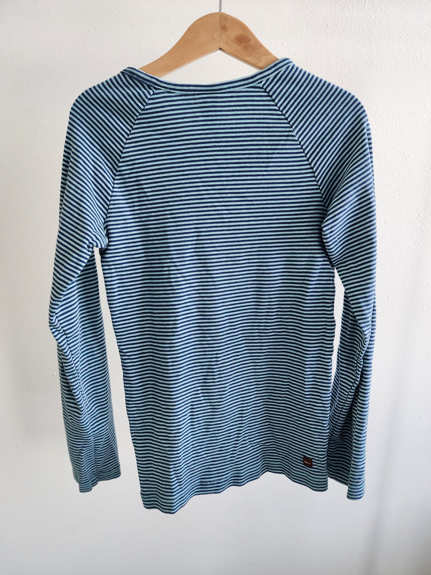 Tea Collection long sleeve striped shirt, size 8 (kids)