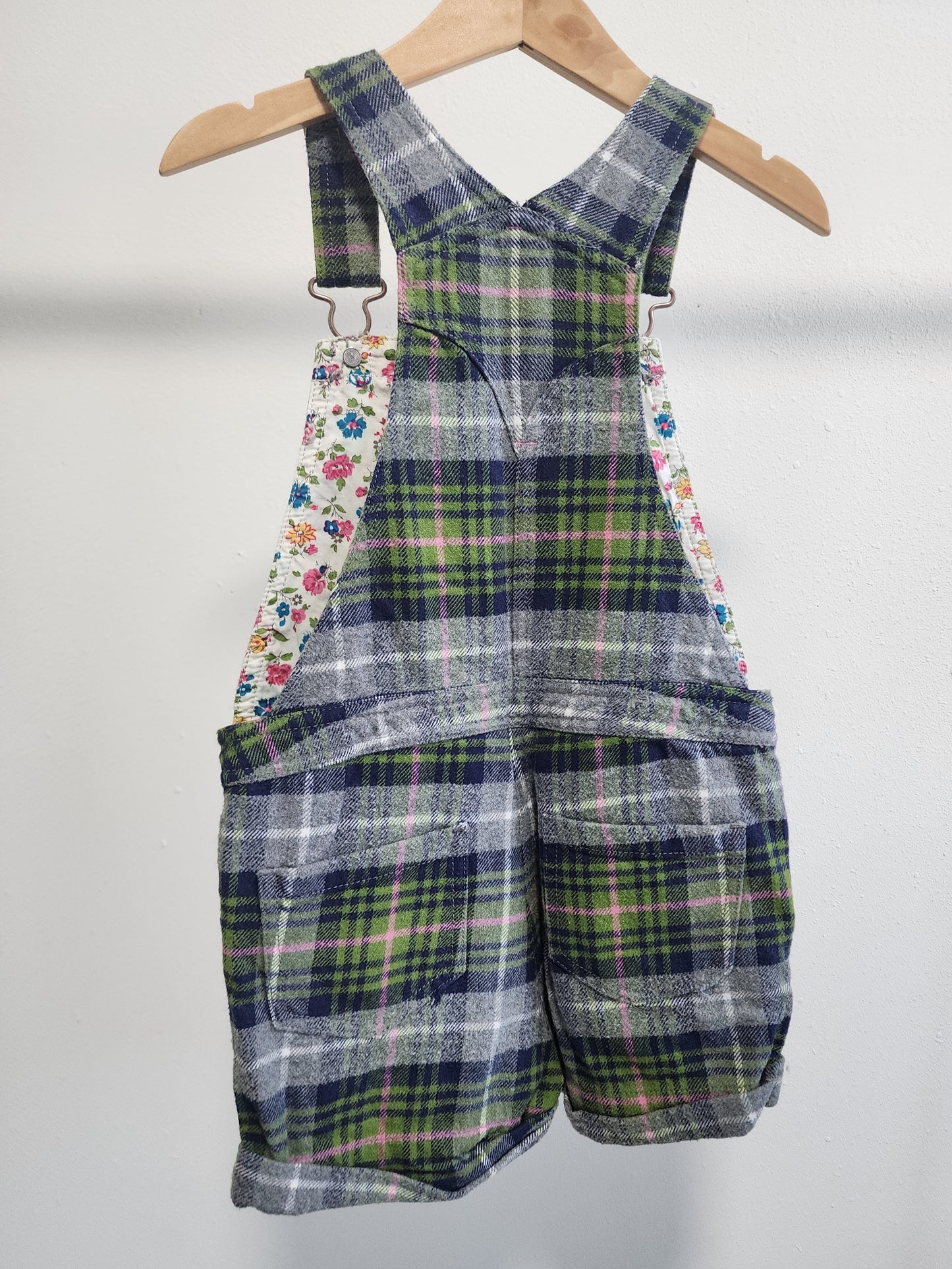 Mini Boden flannel overalls, Size 5/6 (kids)