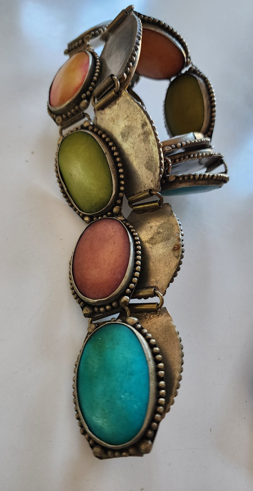 Colorful Metal Articulated Belt