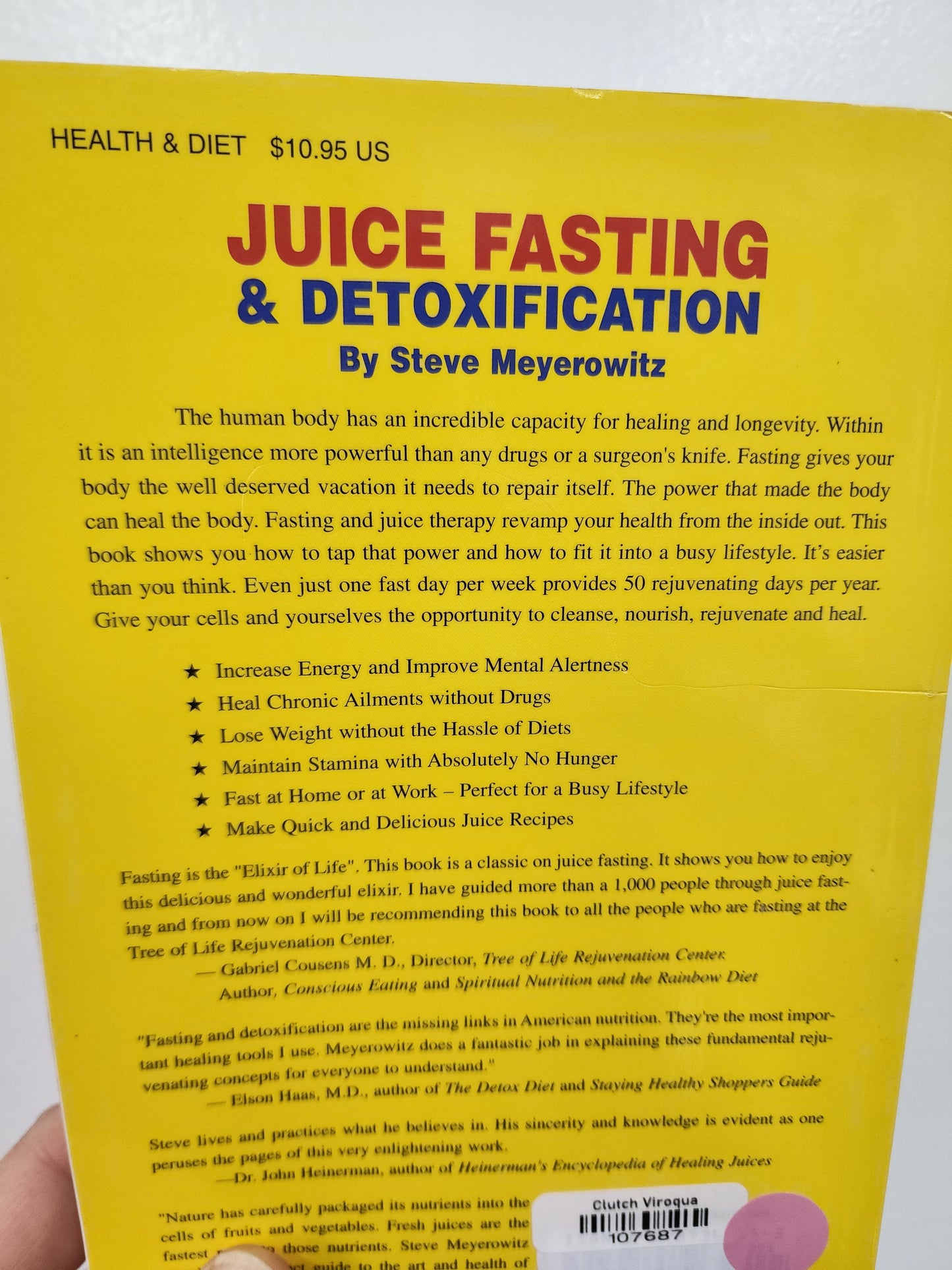 BOOK: Juice Fasting & Detoxification