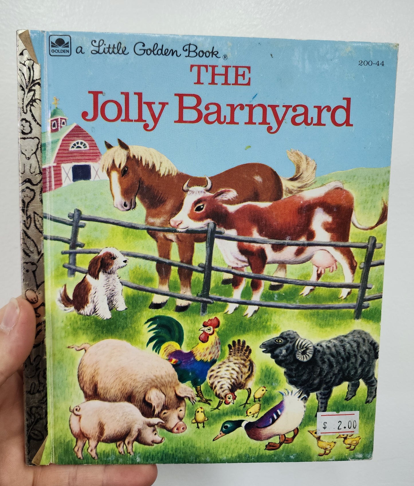BOOK: The Jolly Barnyard, Little Golden, Vintage!