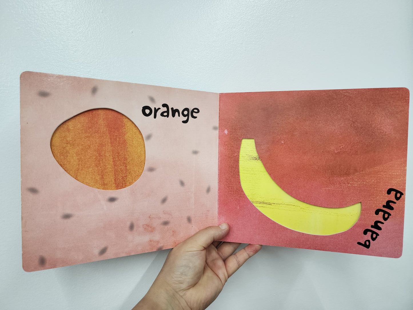 BOOK: Fruit Shapes, Board Book, Vintage!