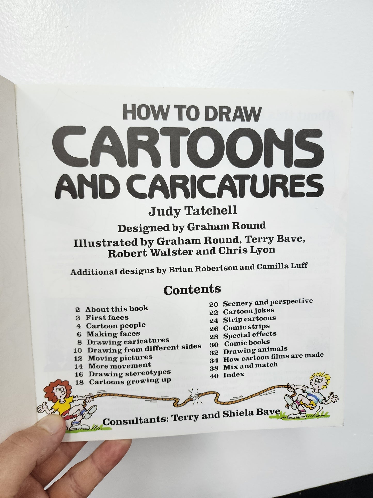 BOOK: How To Draw Cartoons And Caricatures, Usborne, Vintage!