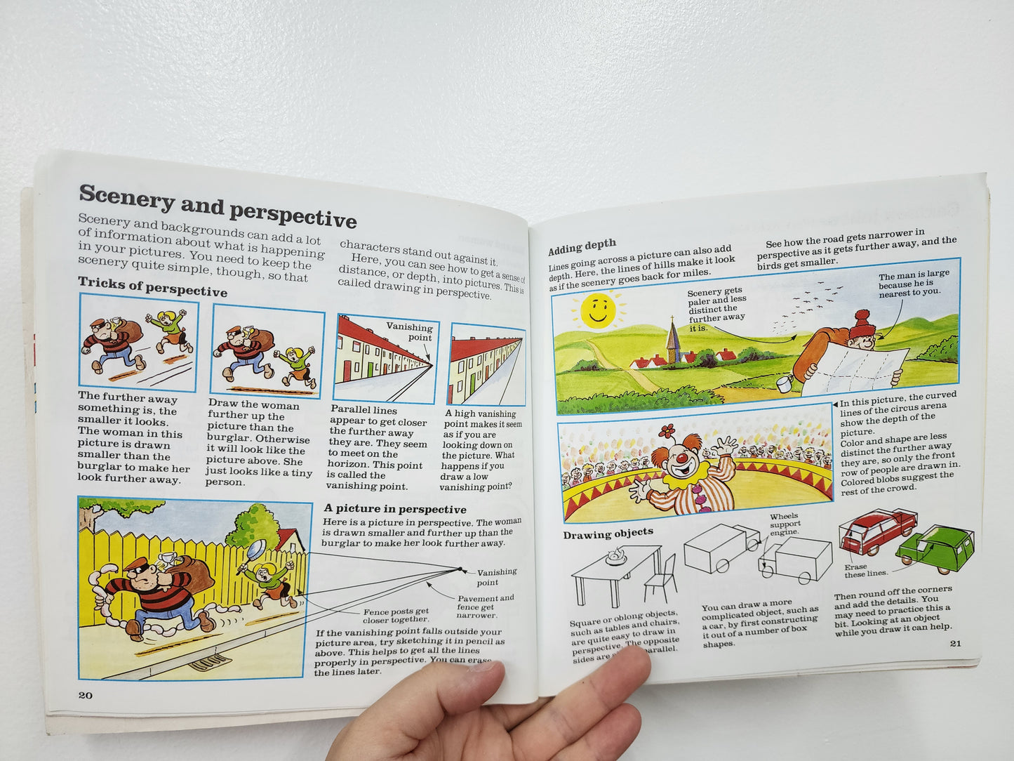 BOOK: How To Draw Cartoons And Caricatures, Usborne, Vintage!