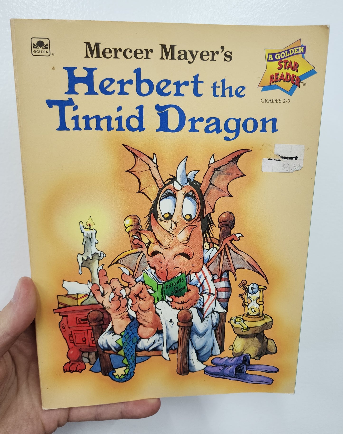 BOOK: Herbert the Timid Dragon, by Mercer Mayer, Paperback, Vintage