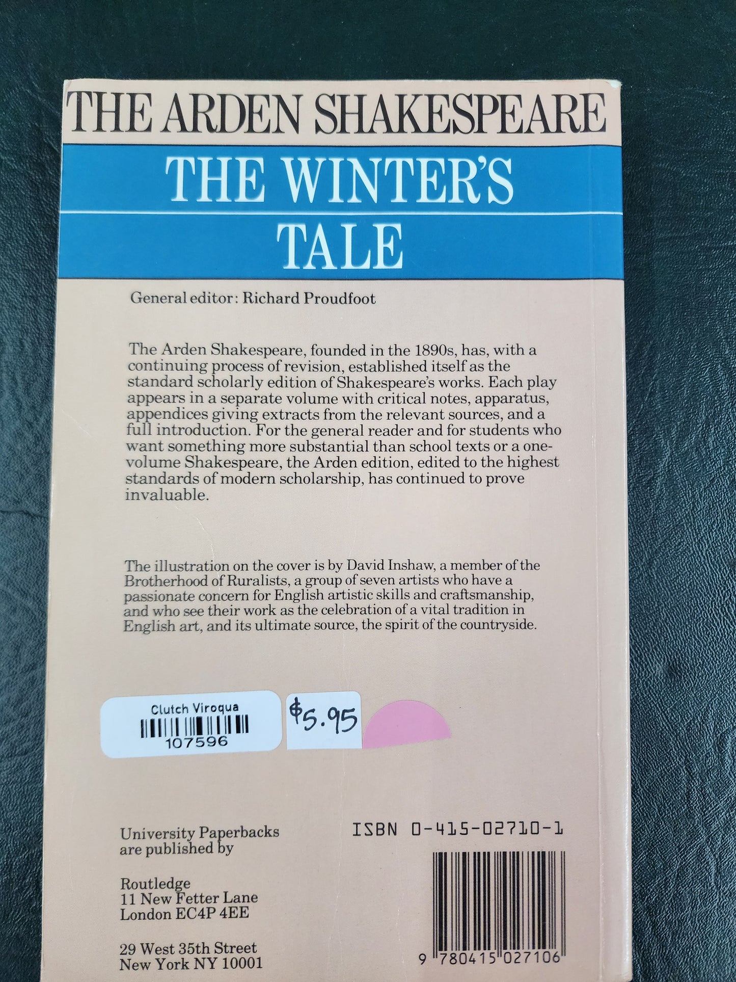 The Winter's Tale, William Shakespeare