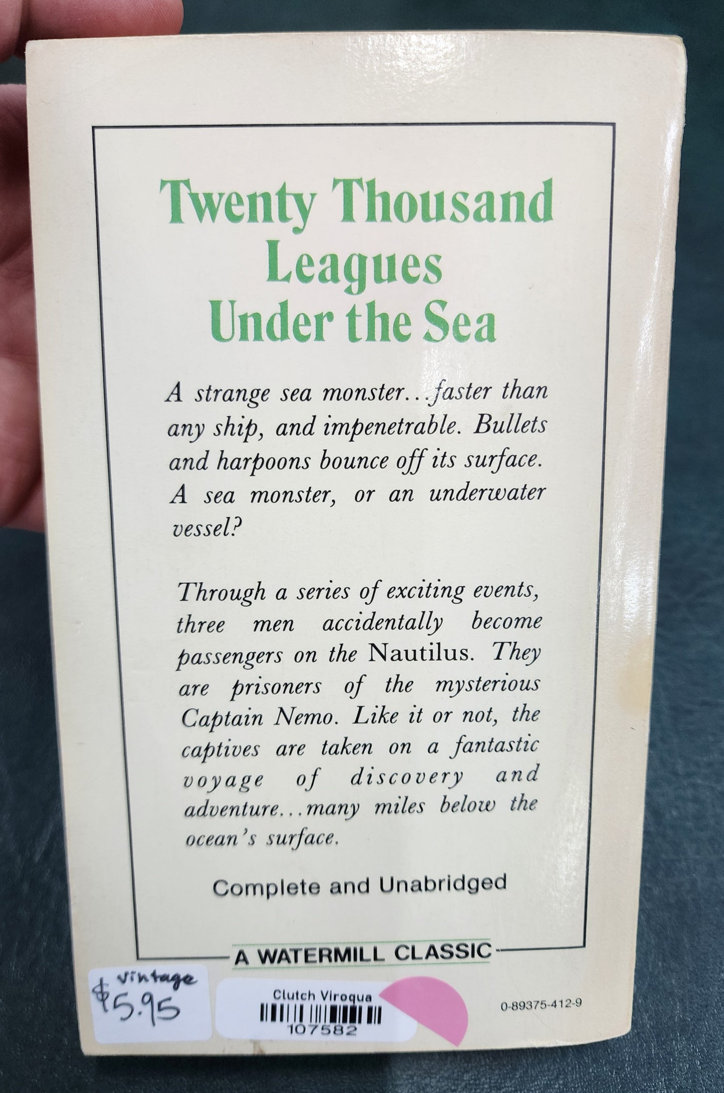 Twenty Thousand Leagues Under the Sea, by Jules Verne