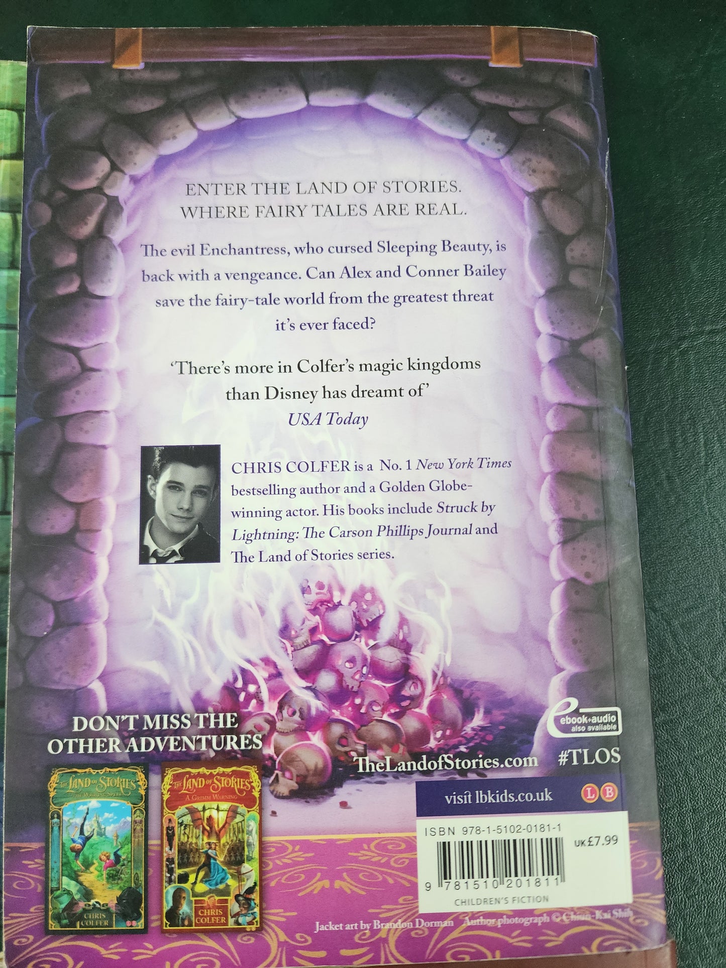 The Land of Stories by Chris Colfer, set of 4 books
