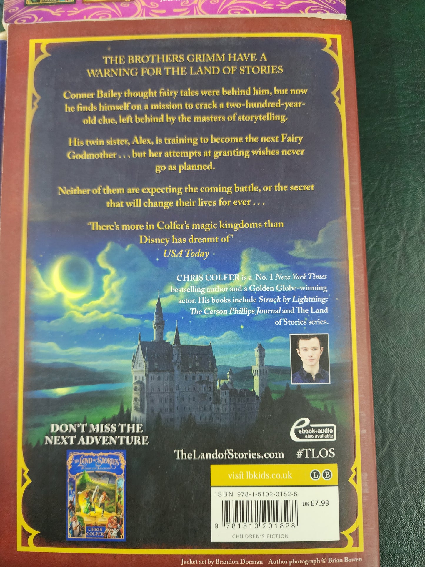 The Land of Stories by Chris Colfer, set of 4 books
