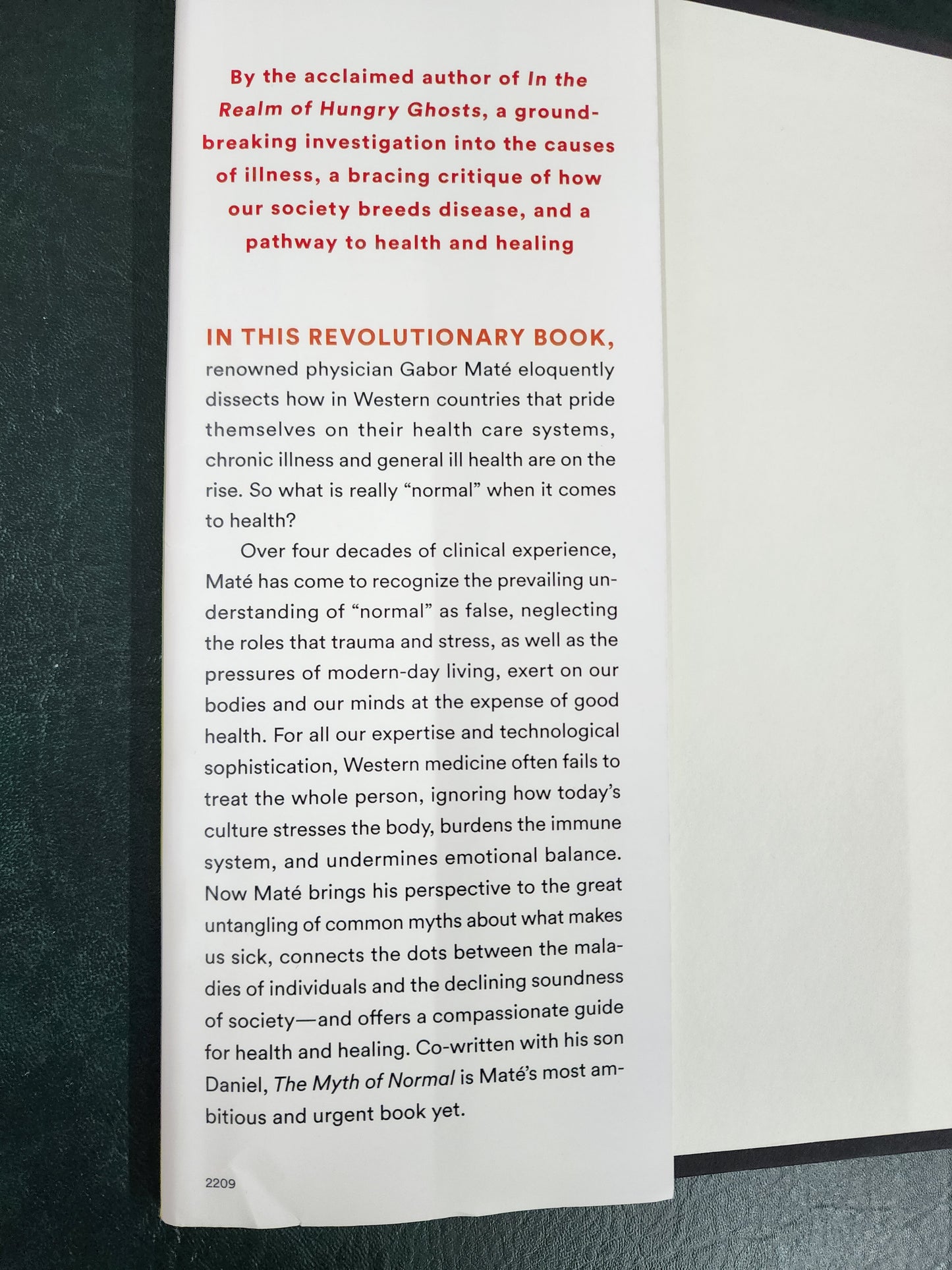 The Myth of Normal by Gabor Mate