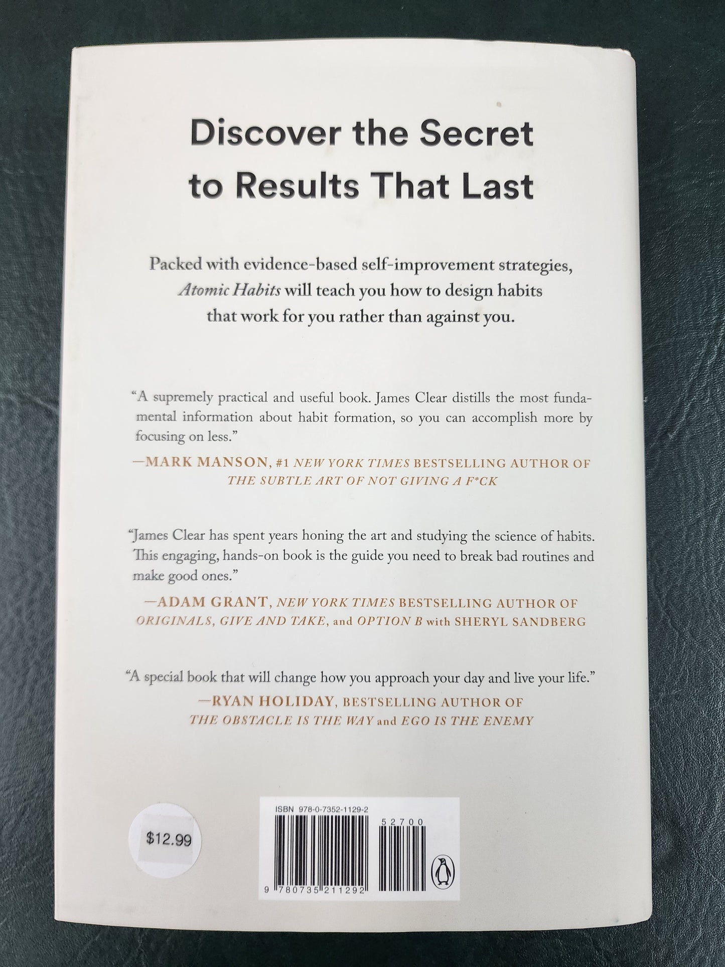 Atomic Habits by James Clear