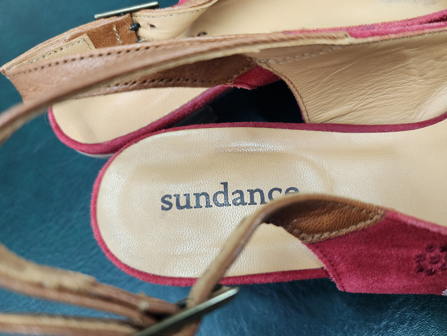 Sundance Mule Pumps, Red, Women's 41