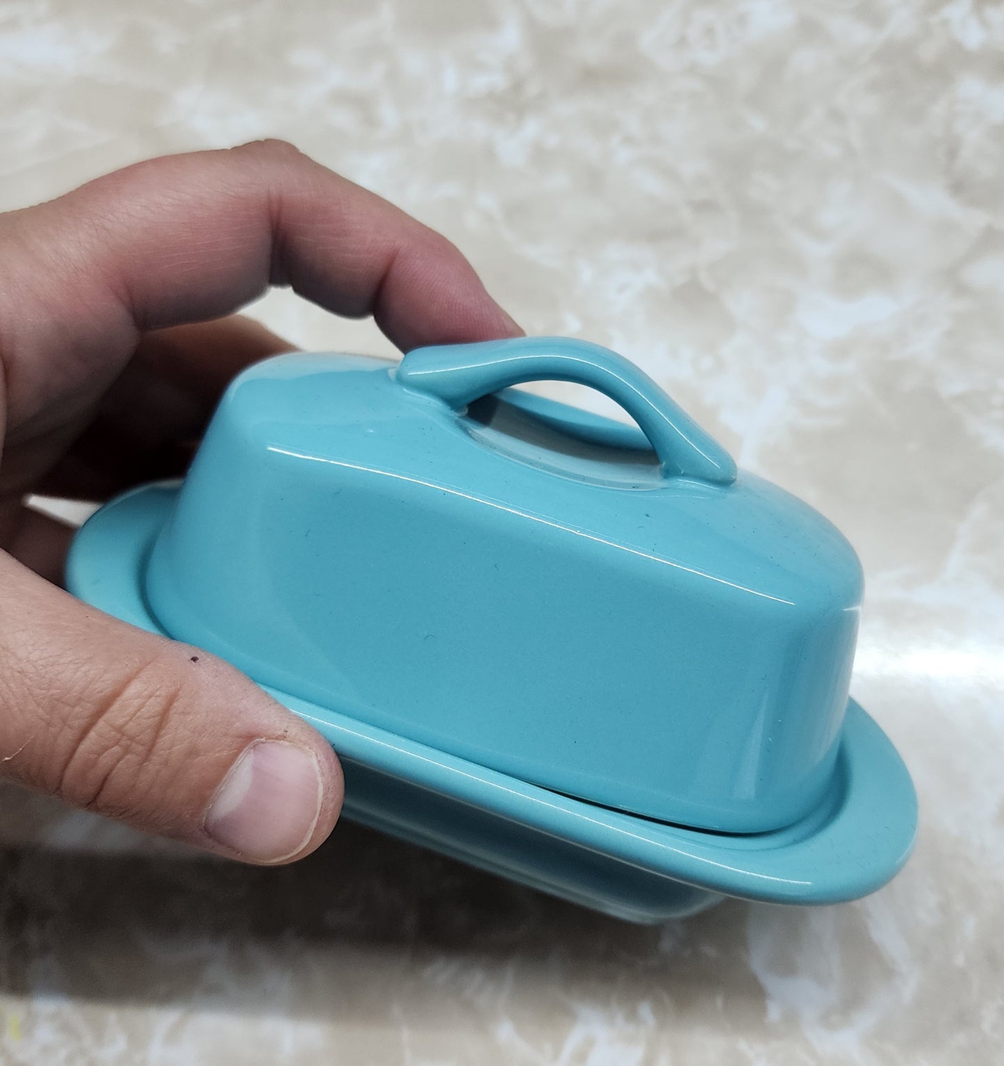 Chantal Butter Dish, blue