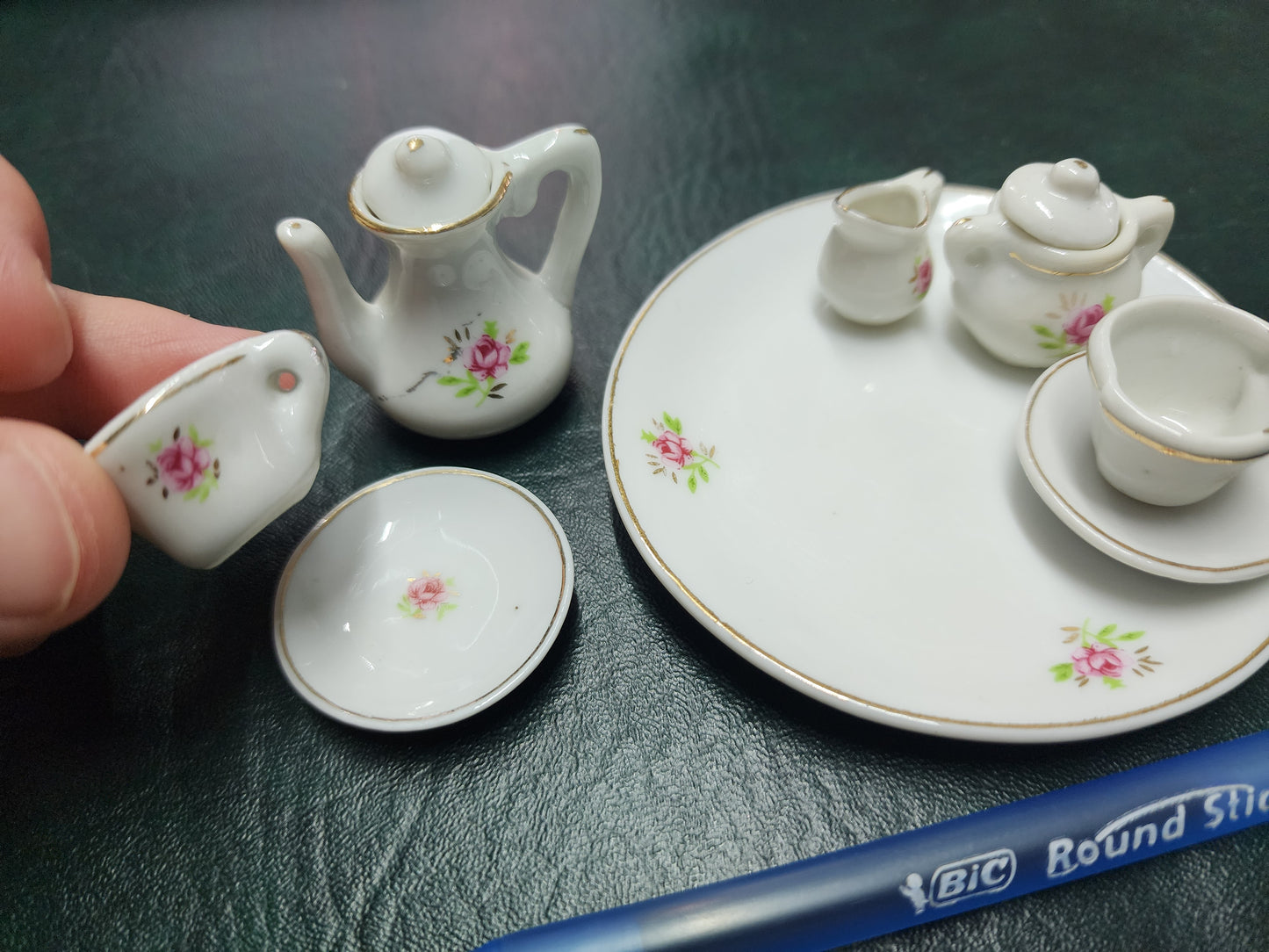 Miniature Ceramic Tea Set