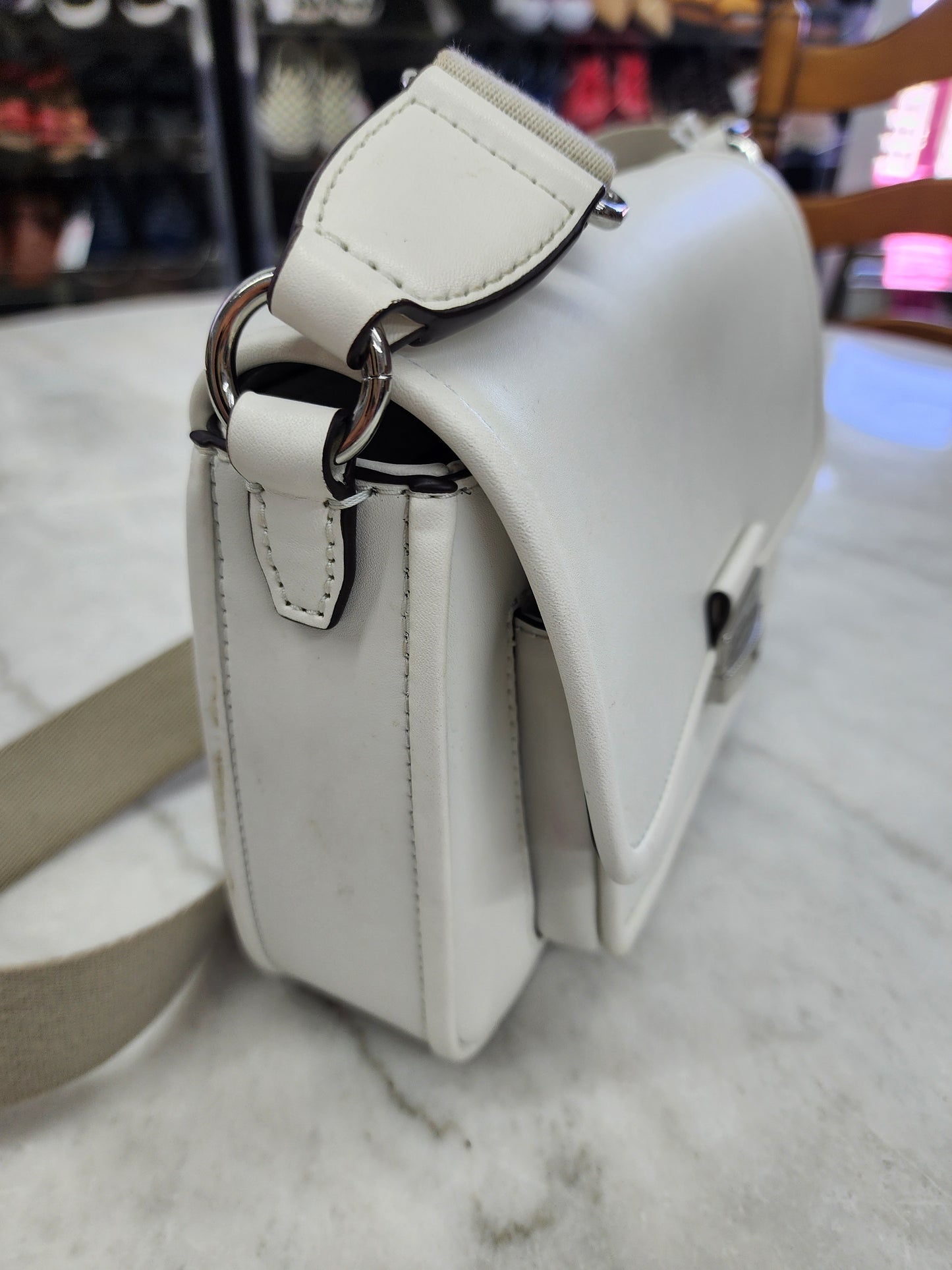 Michael Kors Crossbody Purse, White