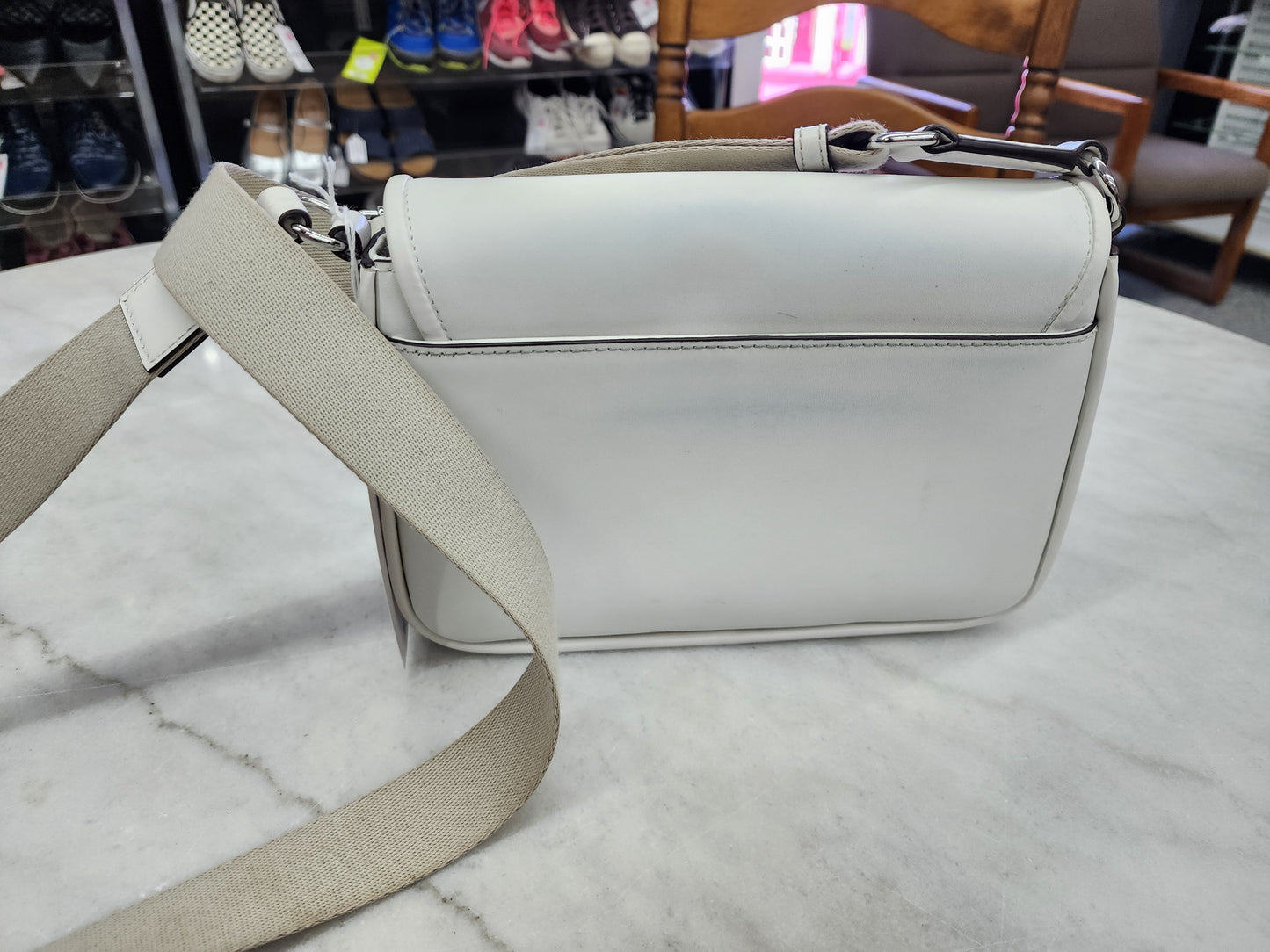 Michael Kors Crossbody Purse, White
