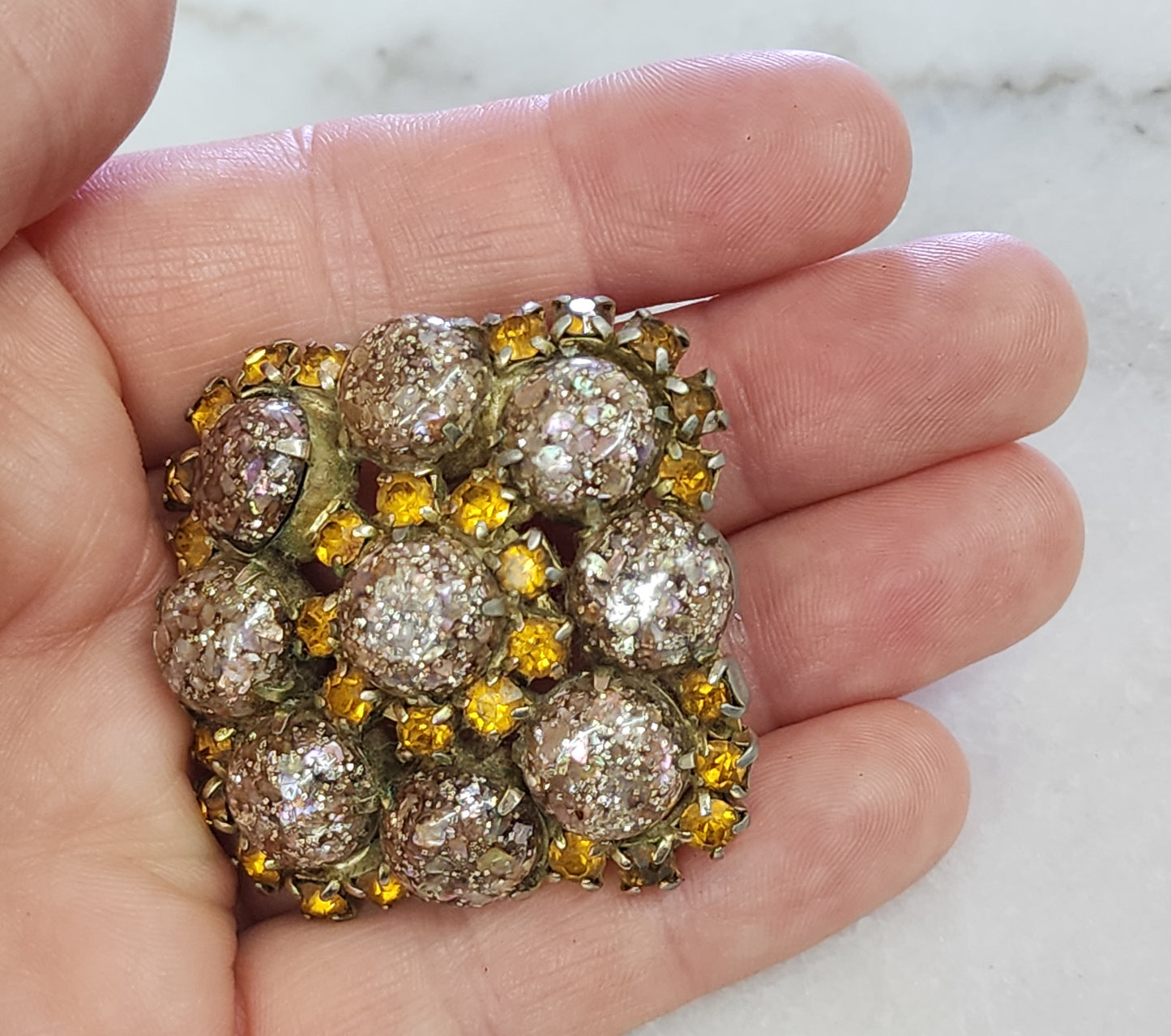 Vintage Dome Brooch