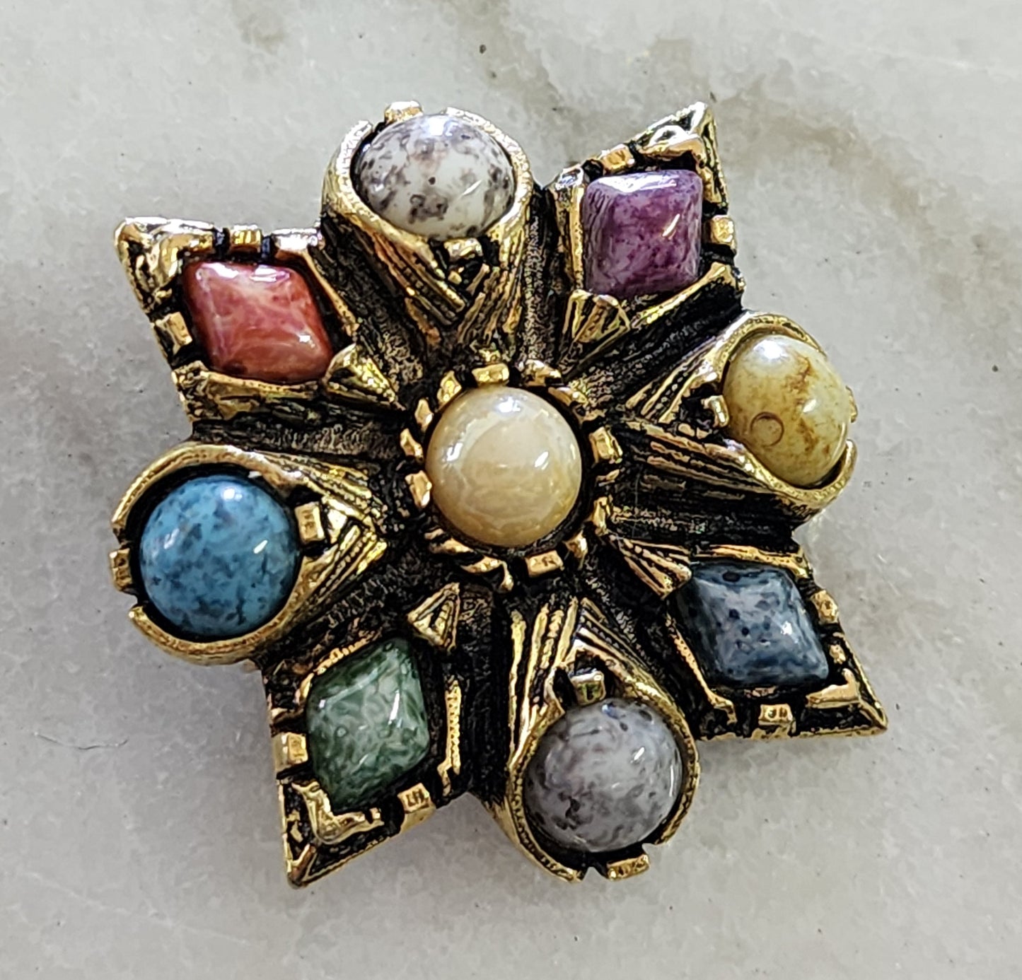 Vintage Sara Coventry Galaxy Brooch