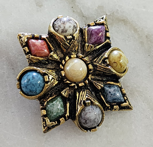 Vintage Sara Coventry Galaxy Brooch