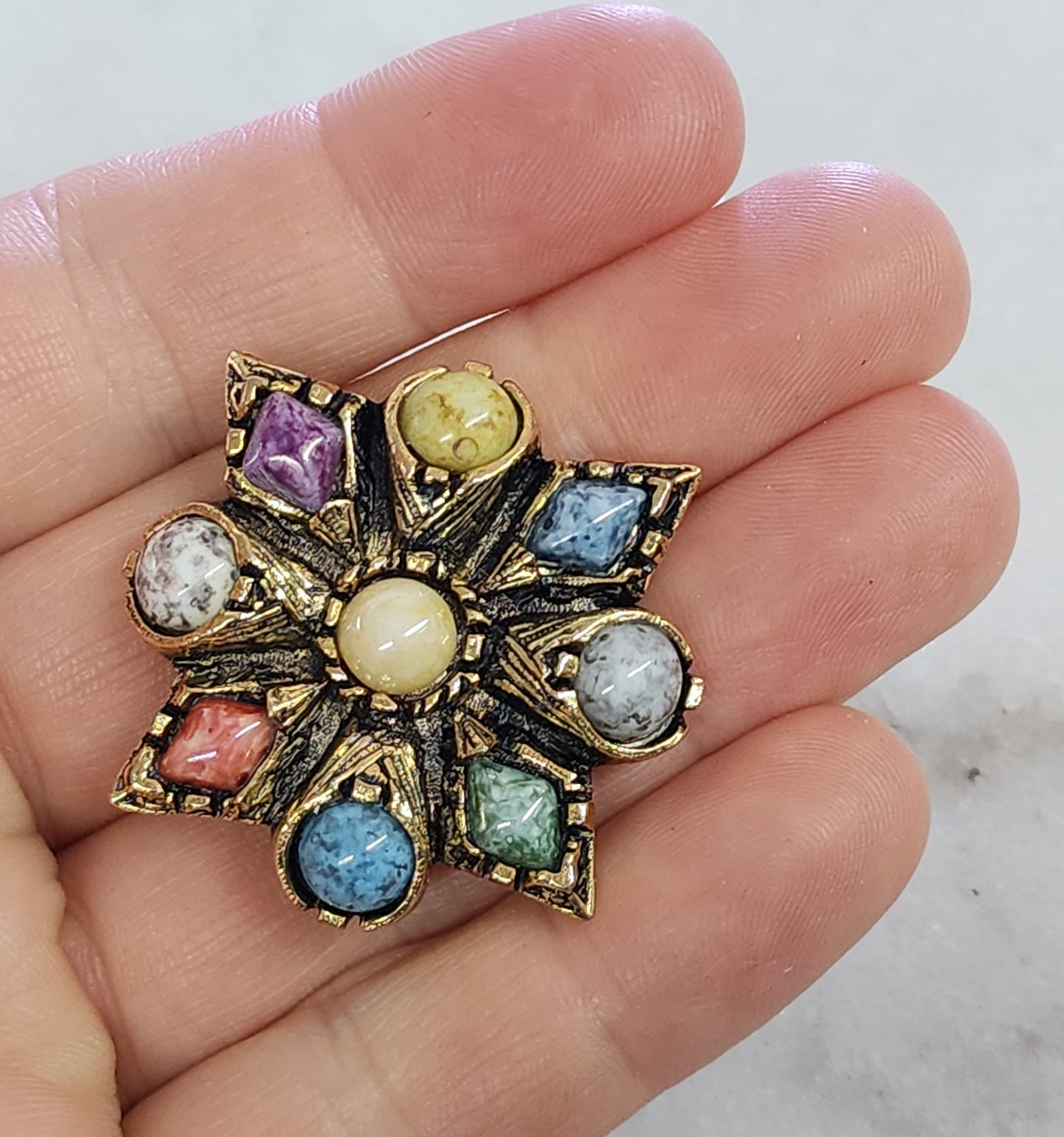 Vintage Sara Coventry Galaxy Brooch
