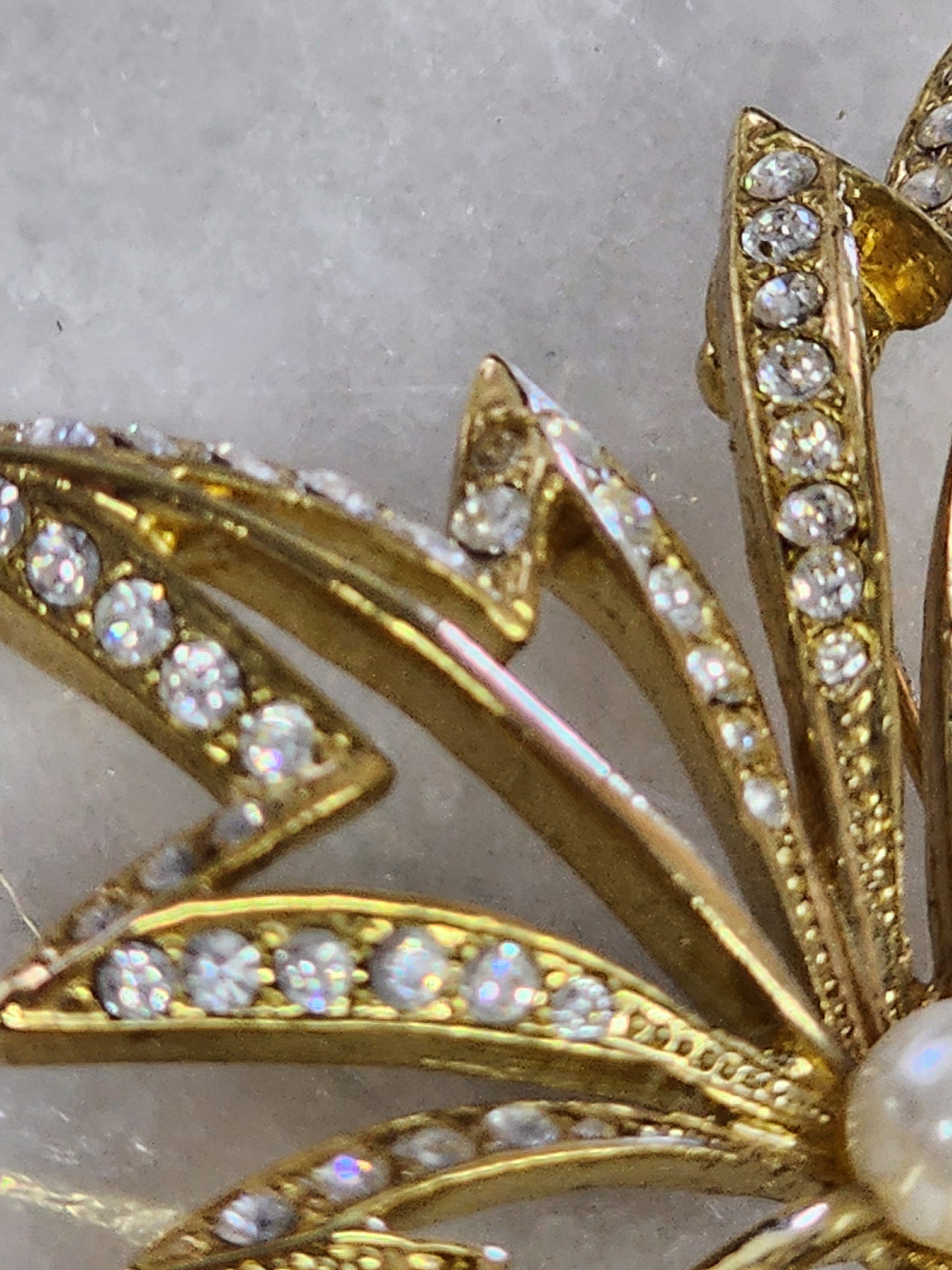 Vintage Napier Large Leaf Brooch