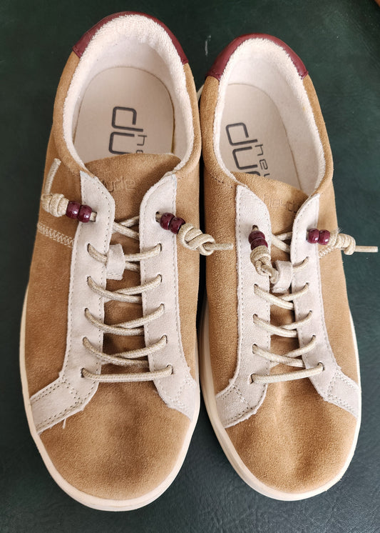Hey Dude Tan Shoes, Women's 9