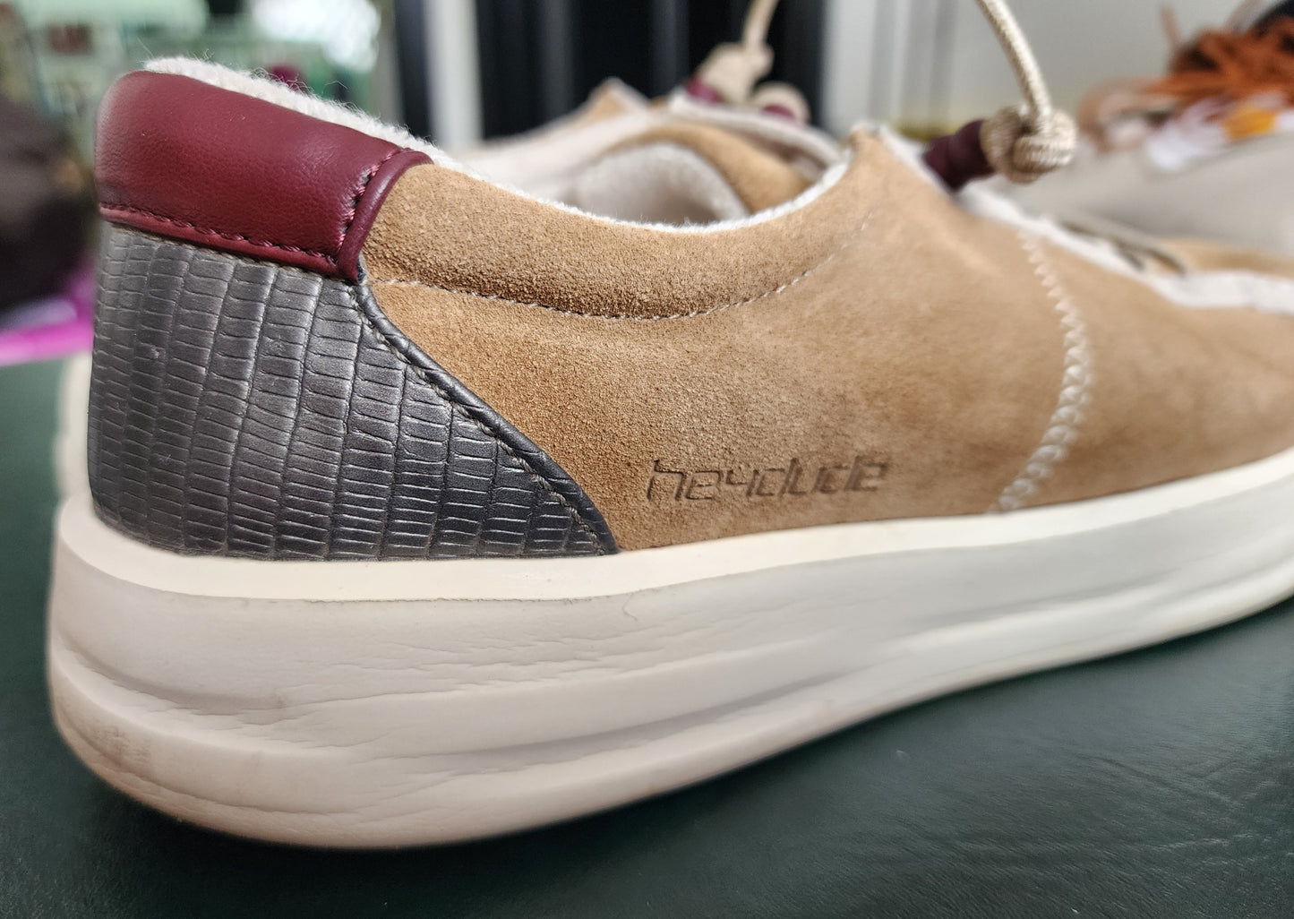 Hey Dude Tan Shoes, Women's 9