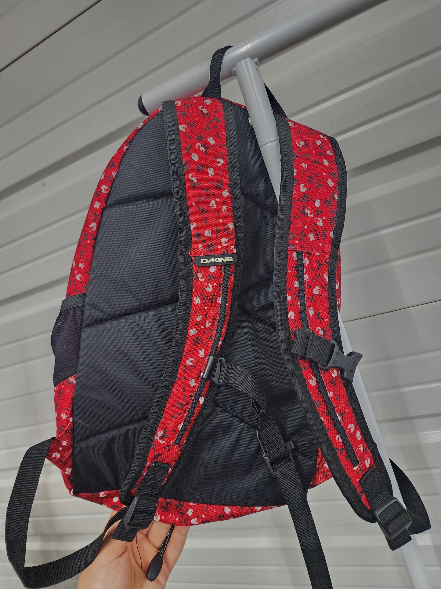 Dakine Backpack, Red with flowers