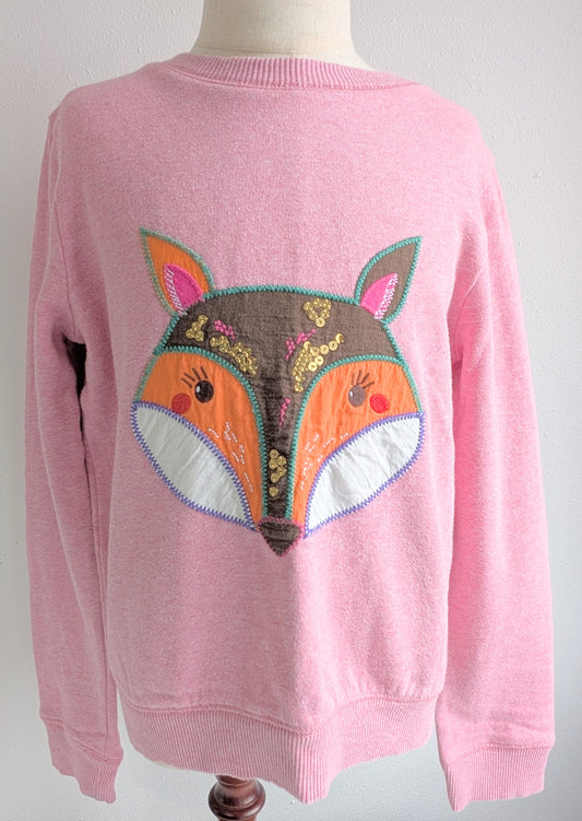 Mini Boden Fox Sweatshirt, size 9/10 yrs