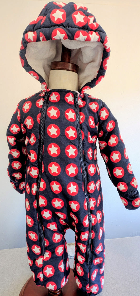 Star Snowsuit, Hema brand, 6-12 months