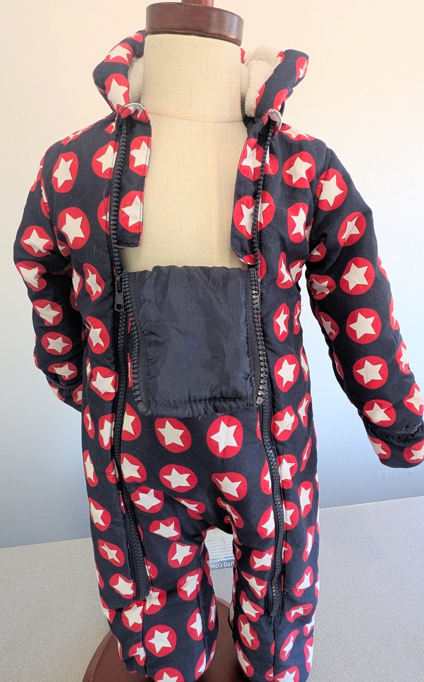 Star Snowsuit, Hema brand, 6-12 months