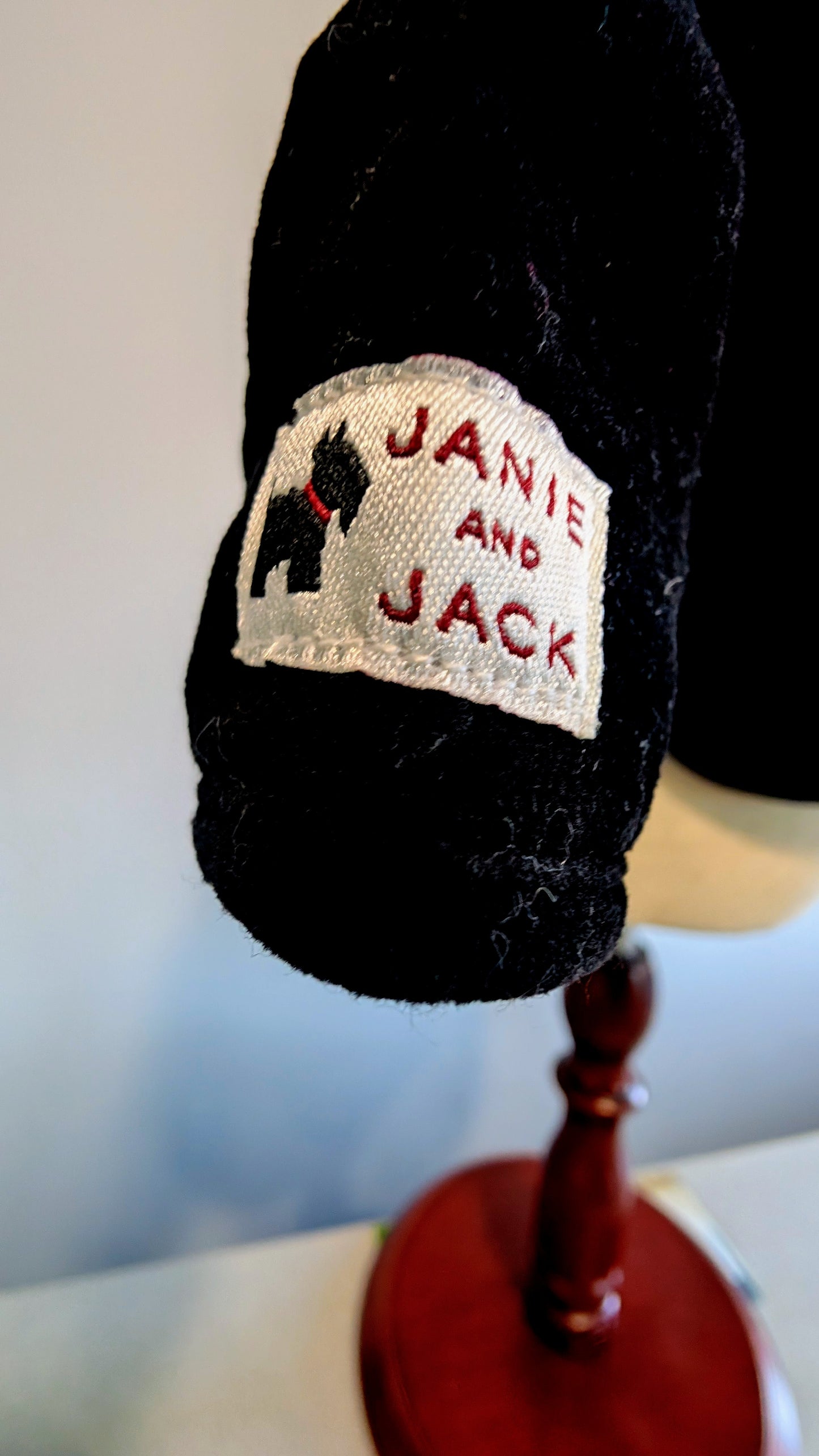 Janie & Jack black velvet jacket, 12-18 mos