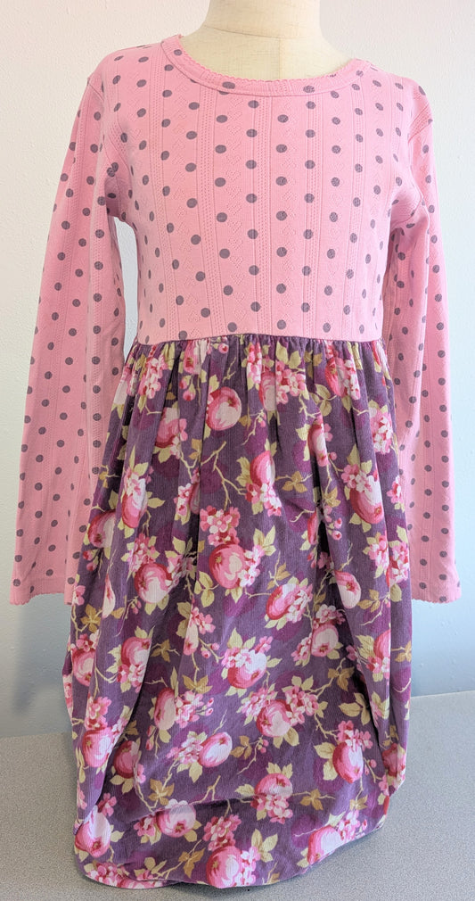 Mini Boden long sleeve floral dress, size 9/10 kids