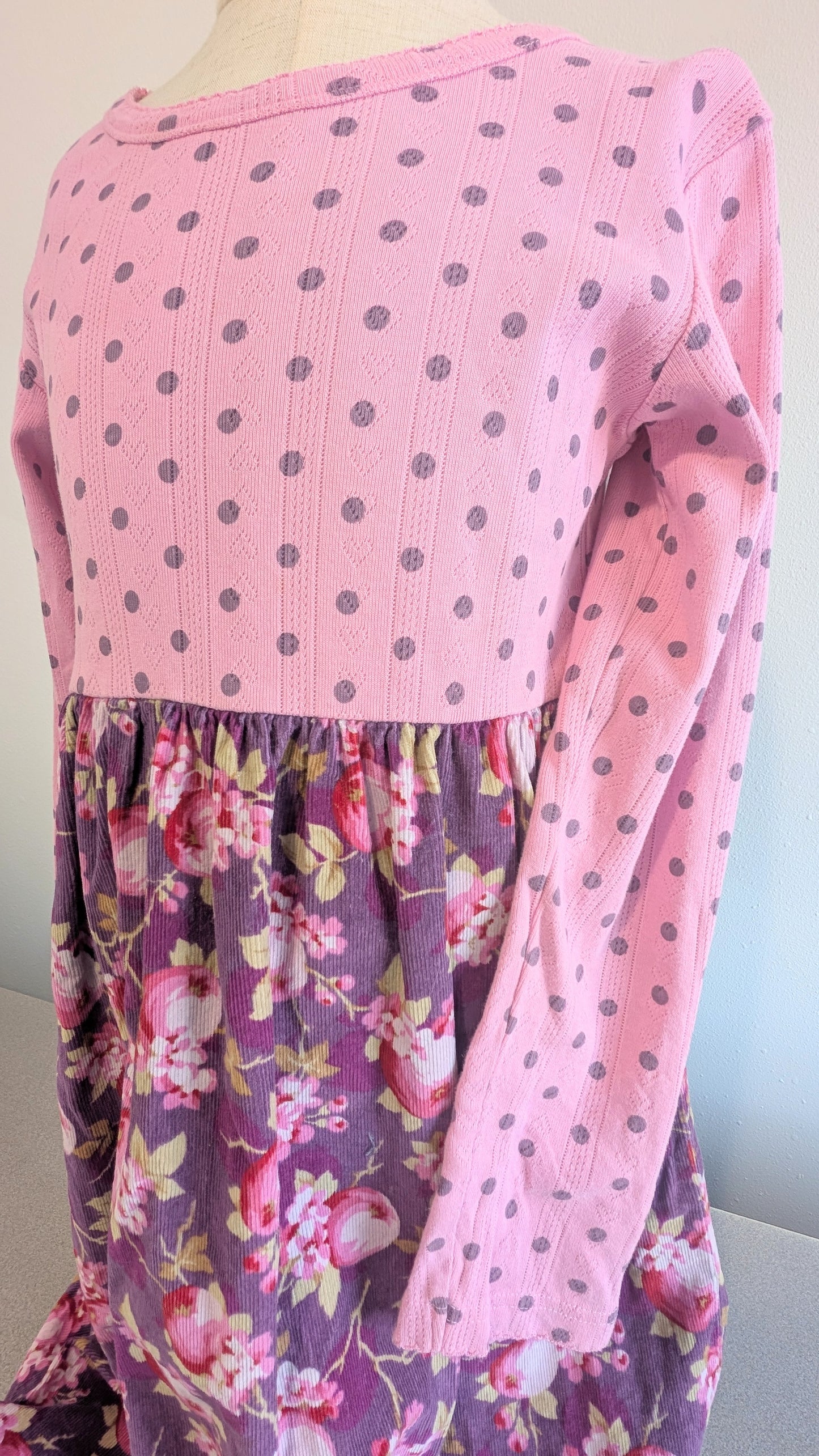 Mini Boden long sleeve floral dress, size 9/10 kids