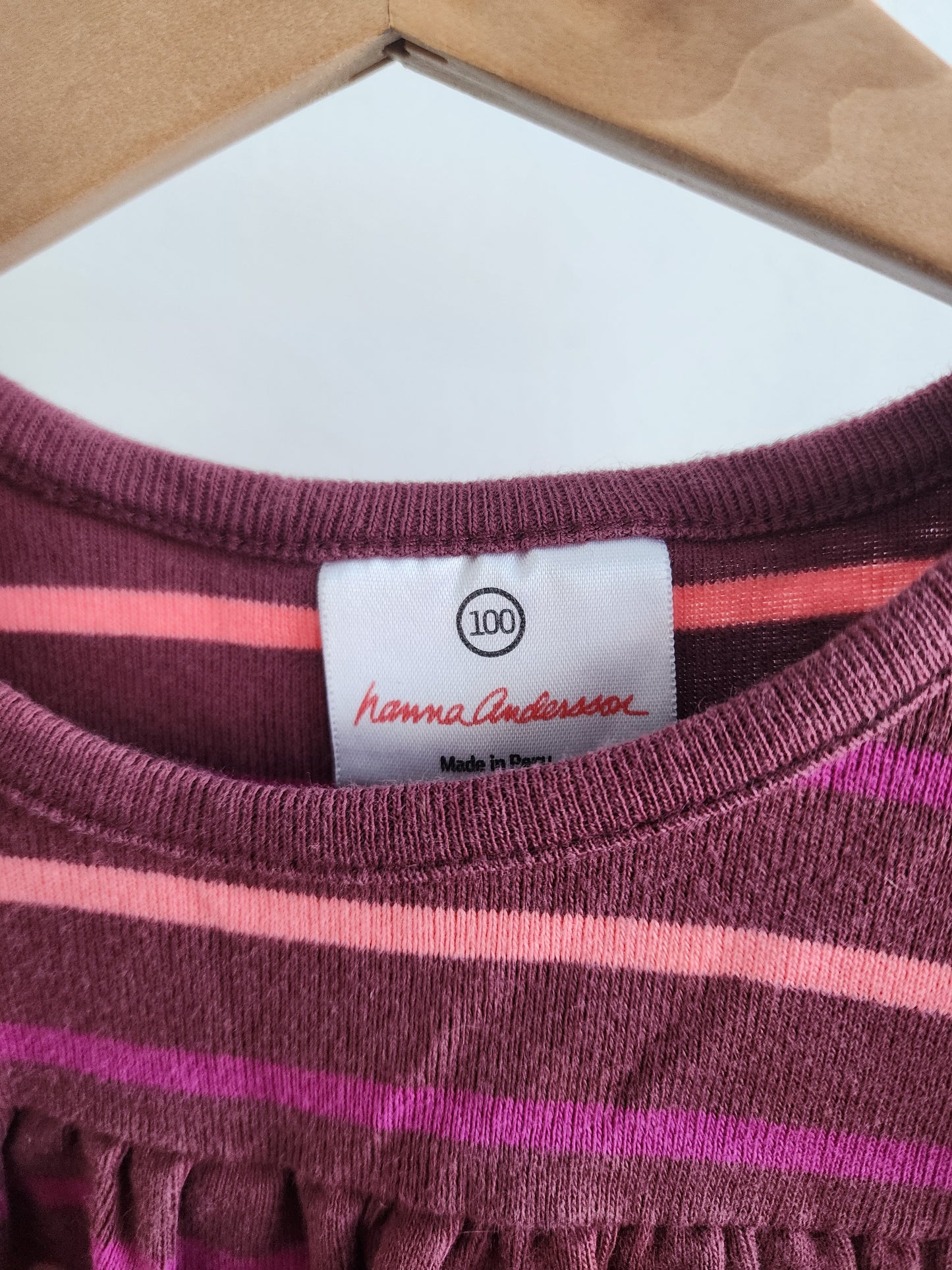 Hanna Andersson striped dress, size 100 (kids)