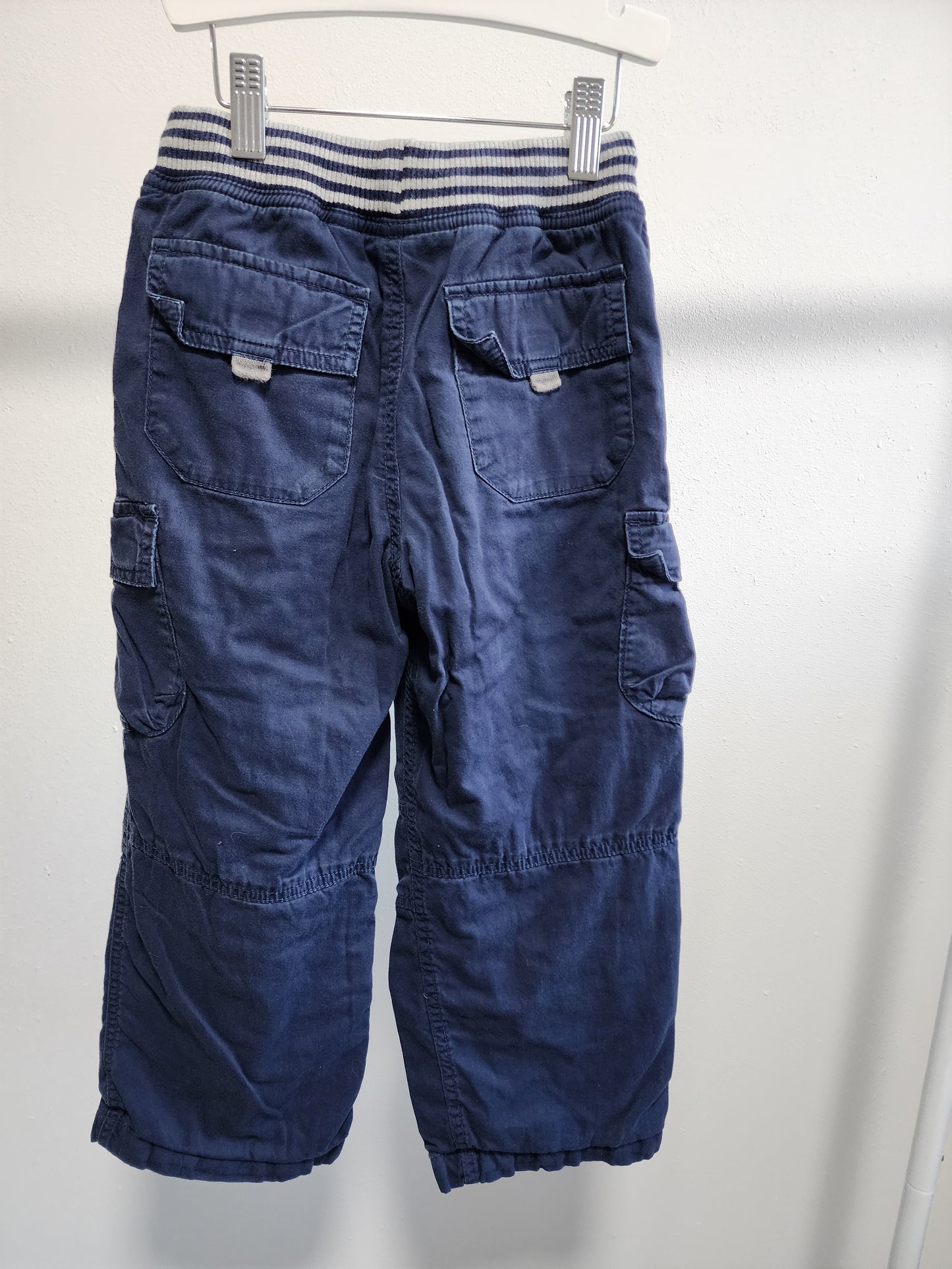Hanna Andersson blue lined cargo pants, size 120 (kids)