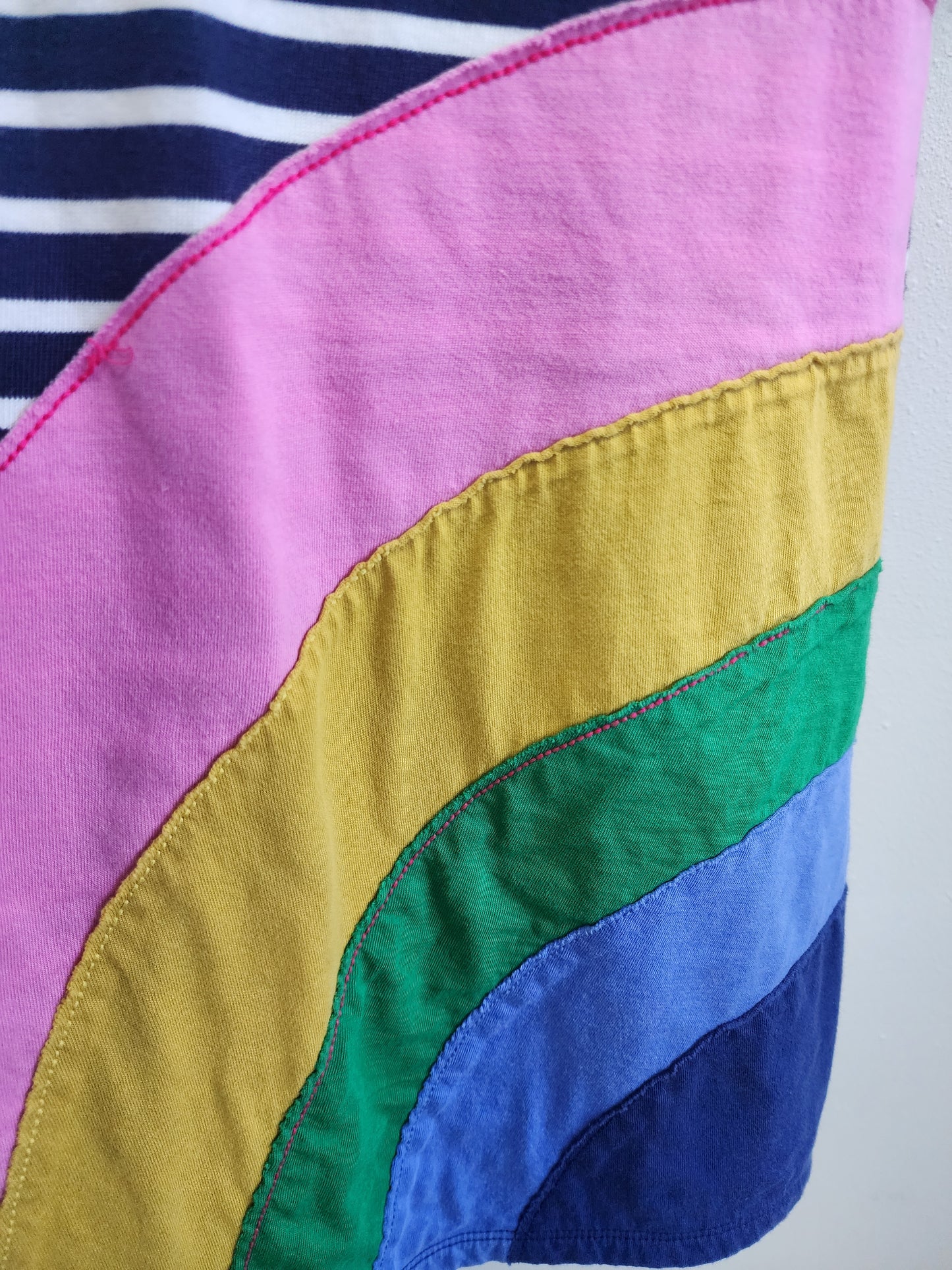 Mini Boden Rainbow Dress, size 9-10 yrs