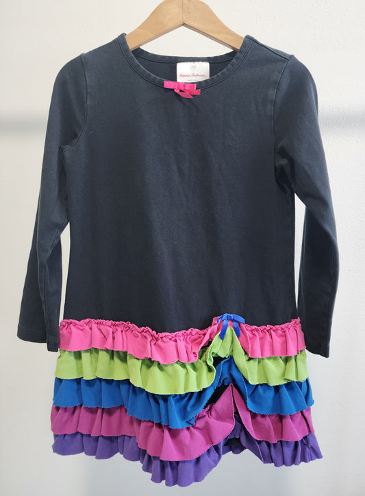 Hanna Andersson Ruffle Dress, Vintage, Size 110 (Kids)