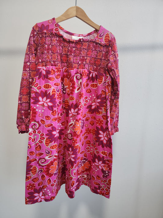 Hanna Andersson Smocked Dress, Size 120 (kids)