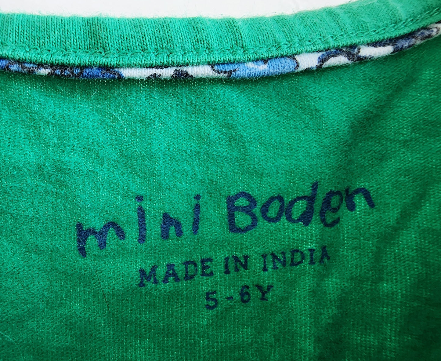 Mini Boden Alligator Shirt, size 5/6 (kids)